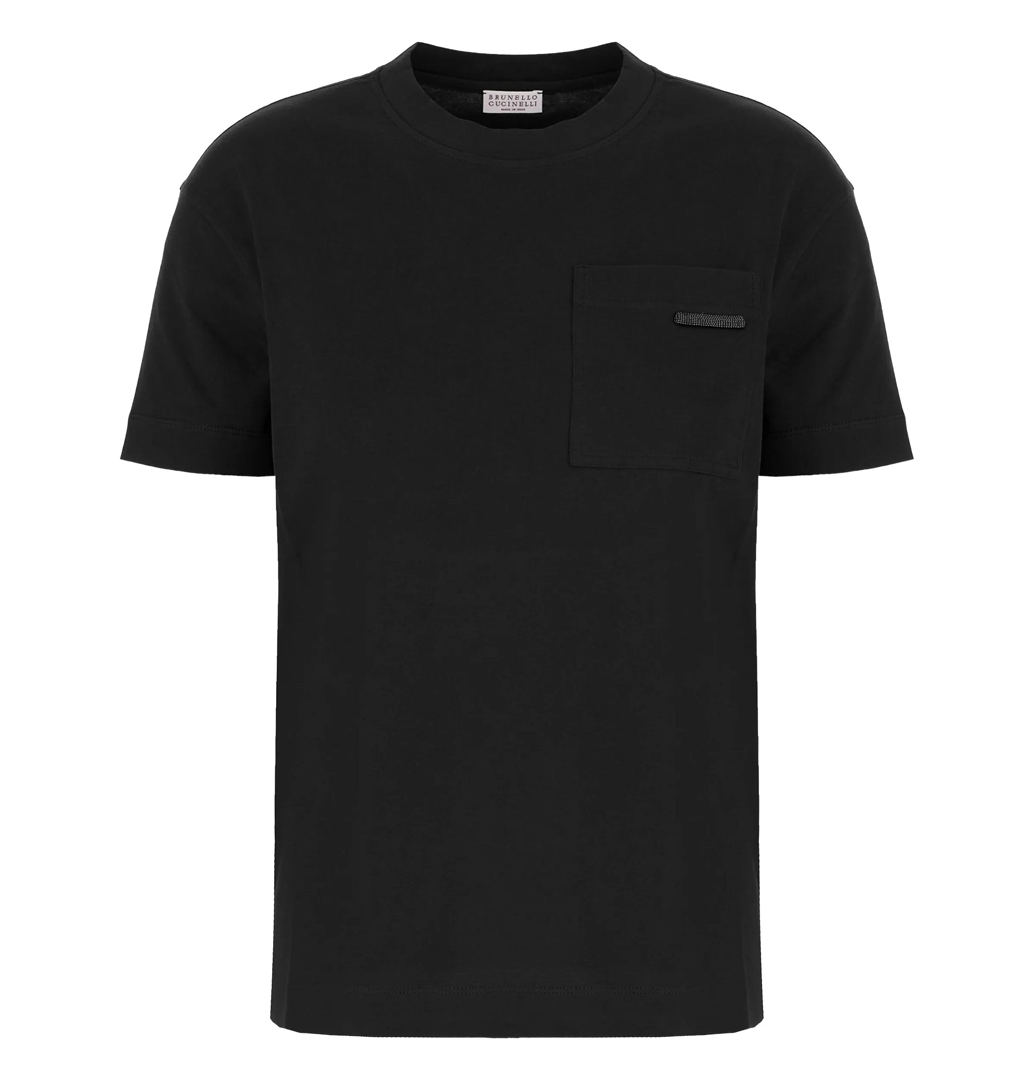 Pocket embellished T-shirt