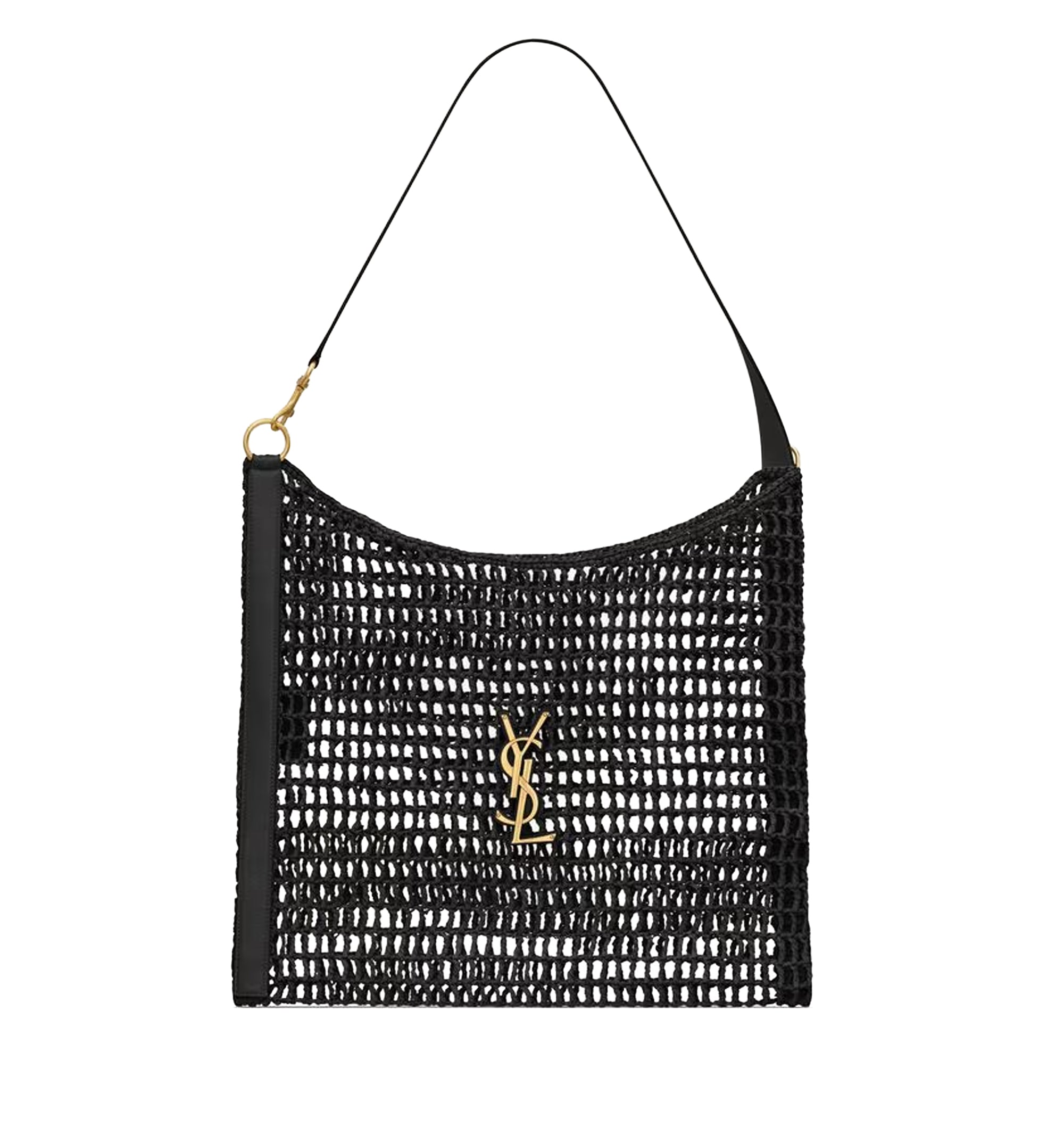 Oxalis bag in raffia macramé