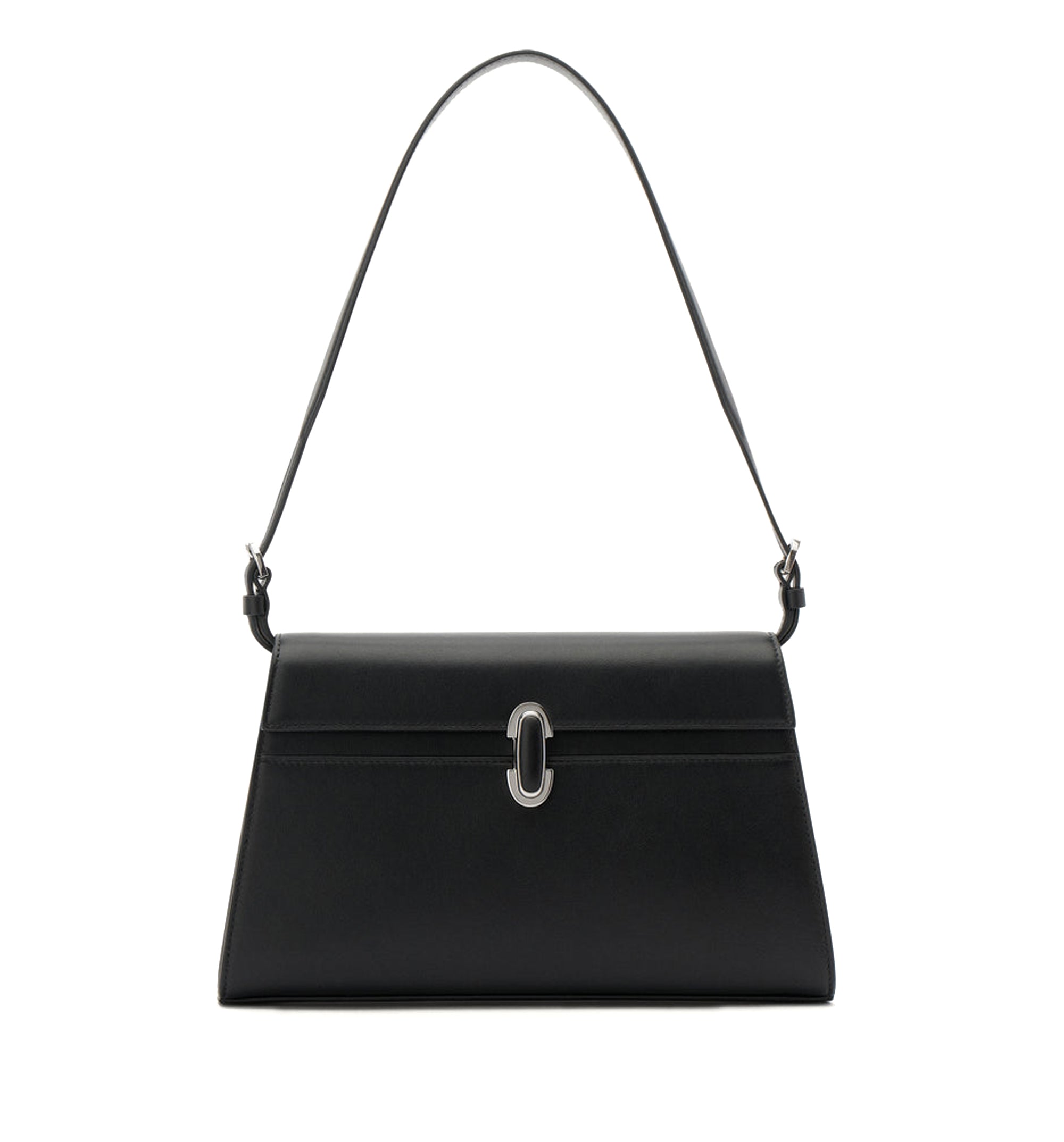 Symmetry Shoulder Bag With Leather-Inset Lock