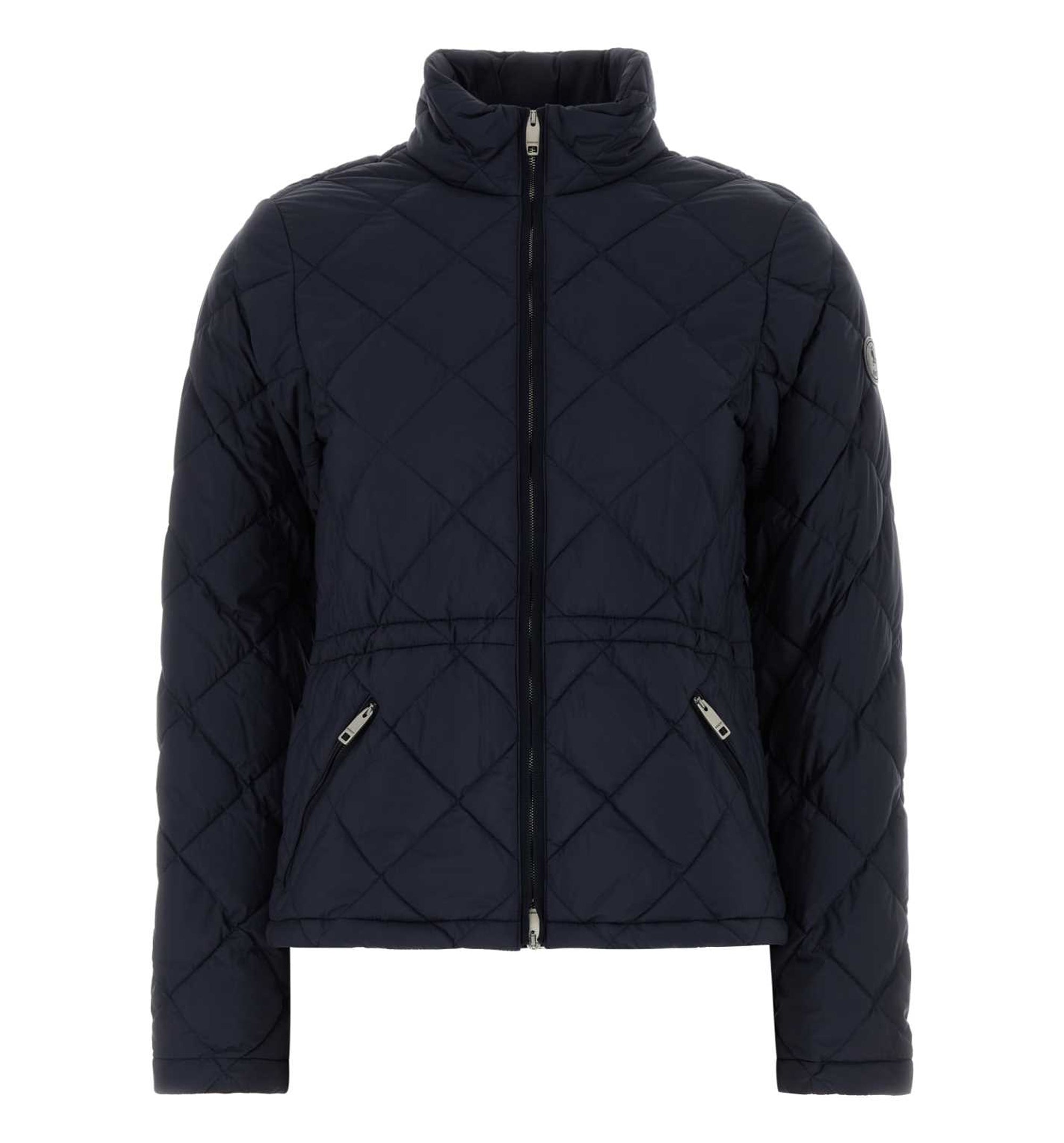 Navy blue nylon jacket