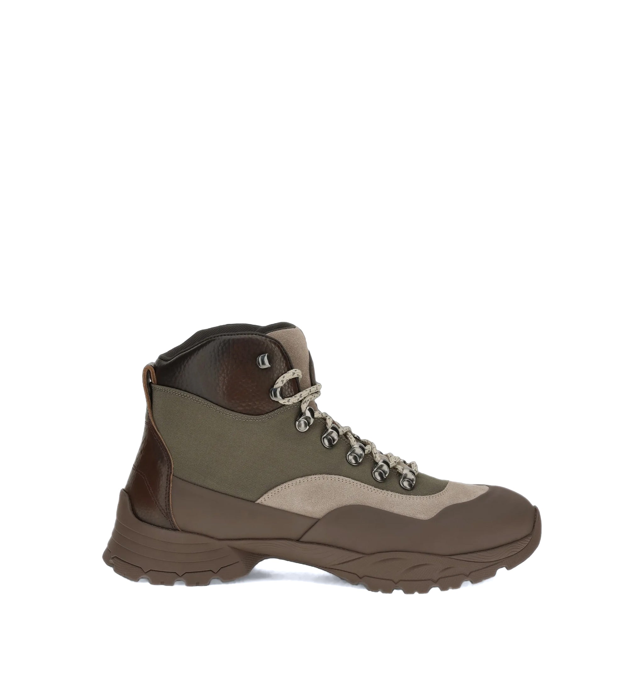 Panelled ankle boots