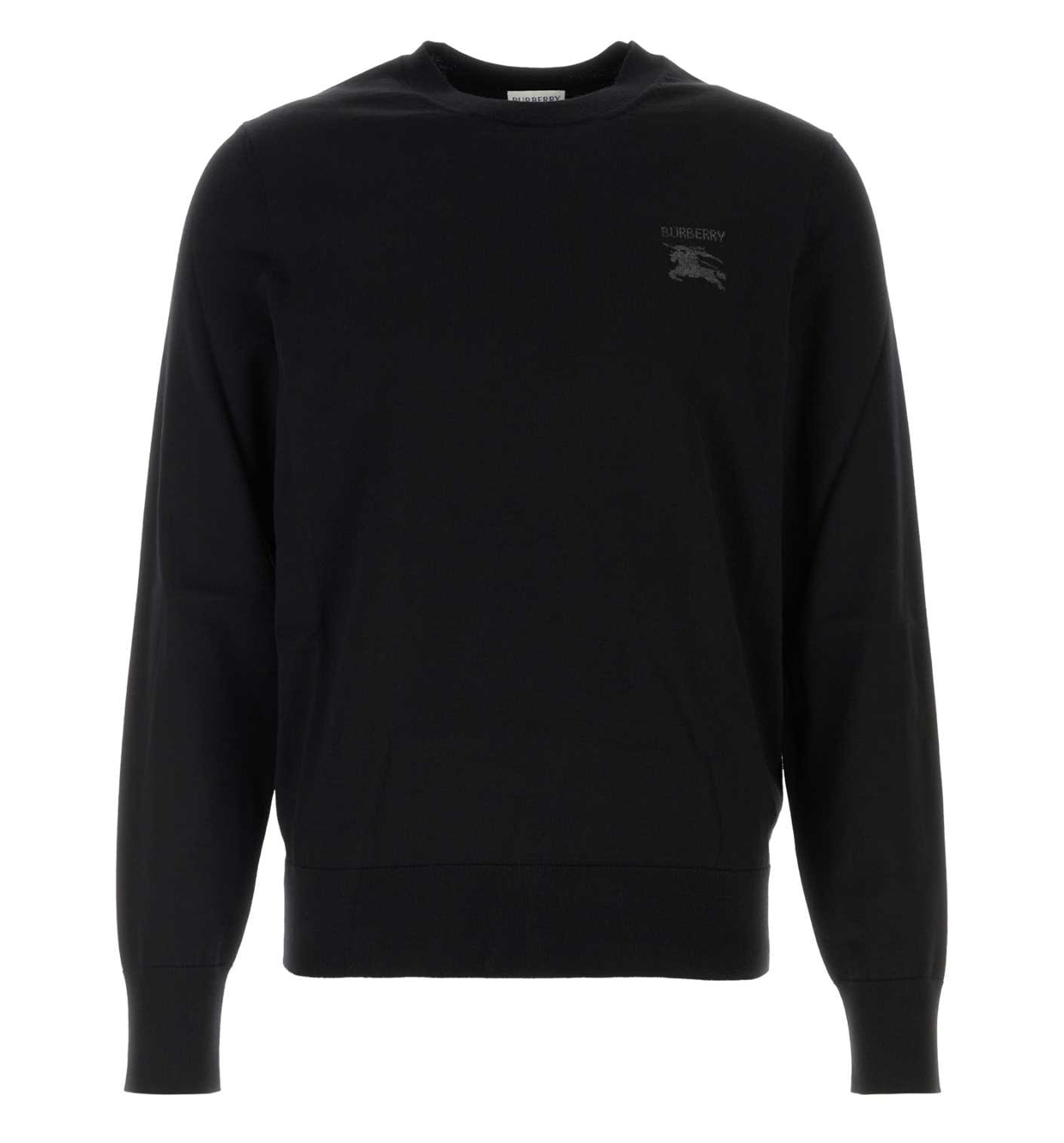 Black wool sweater