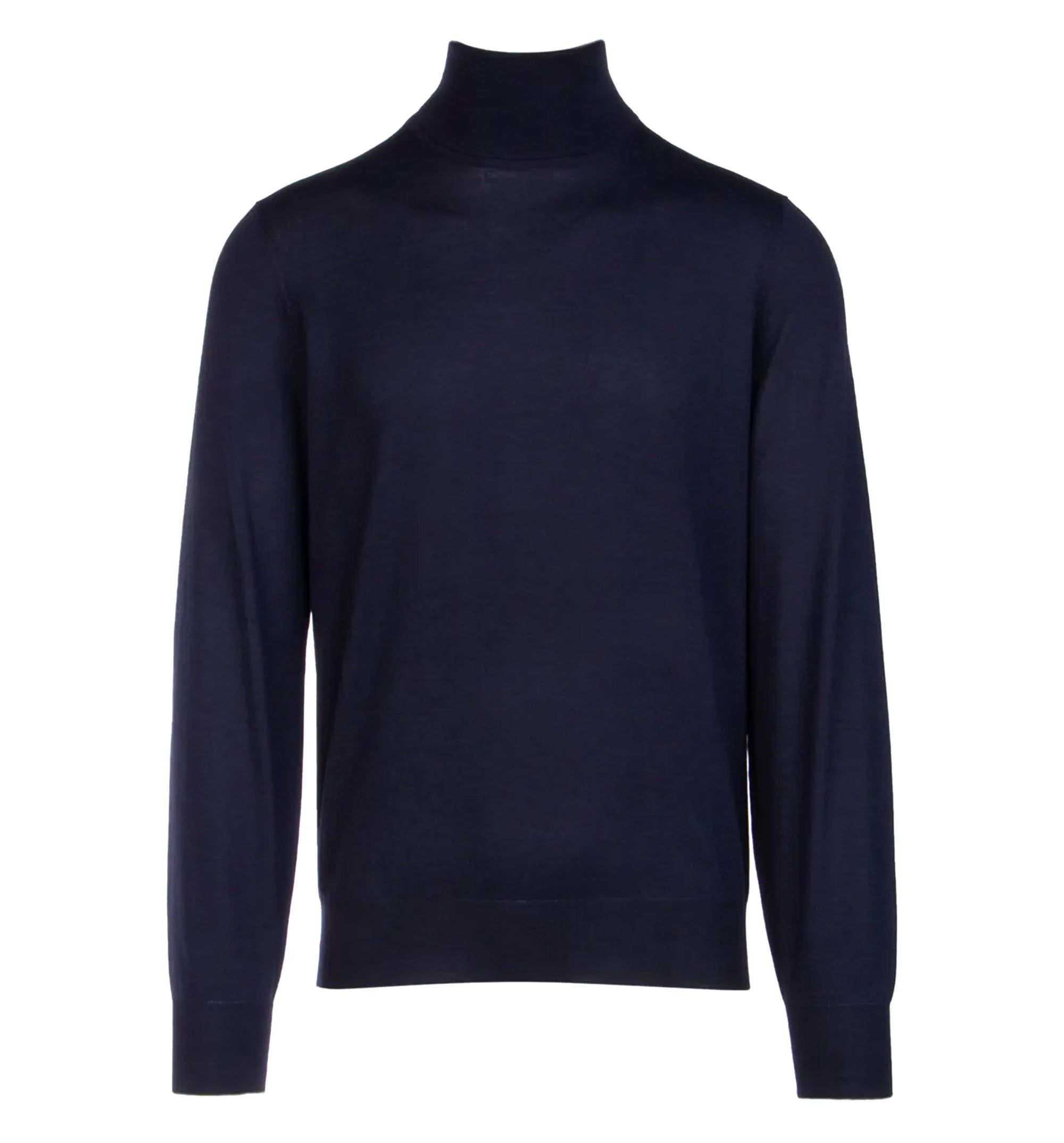 Roll-neck wool sweater