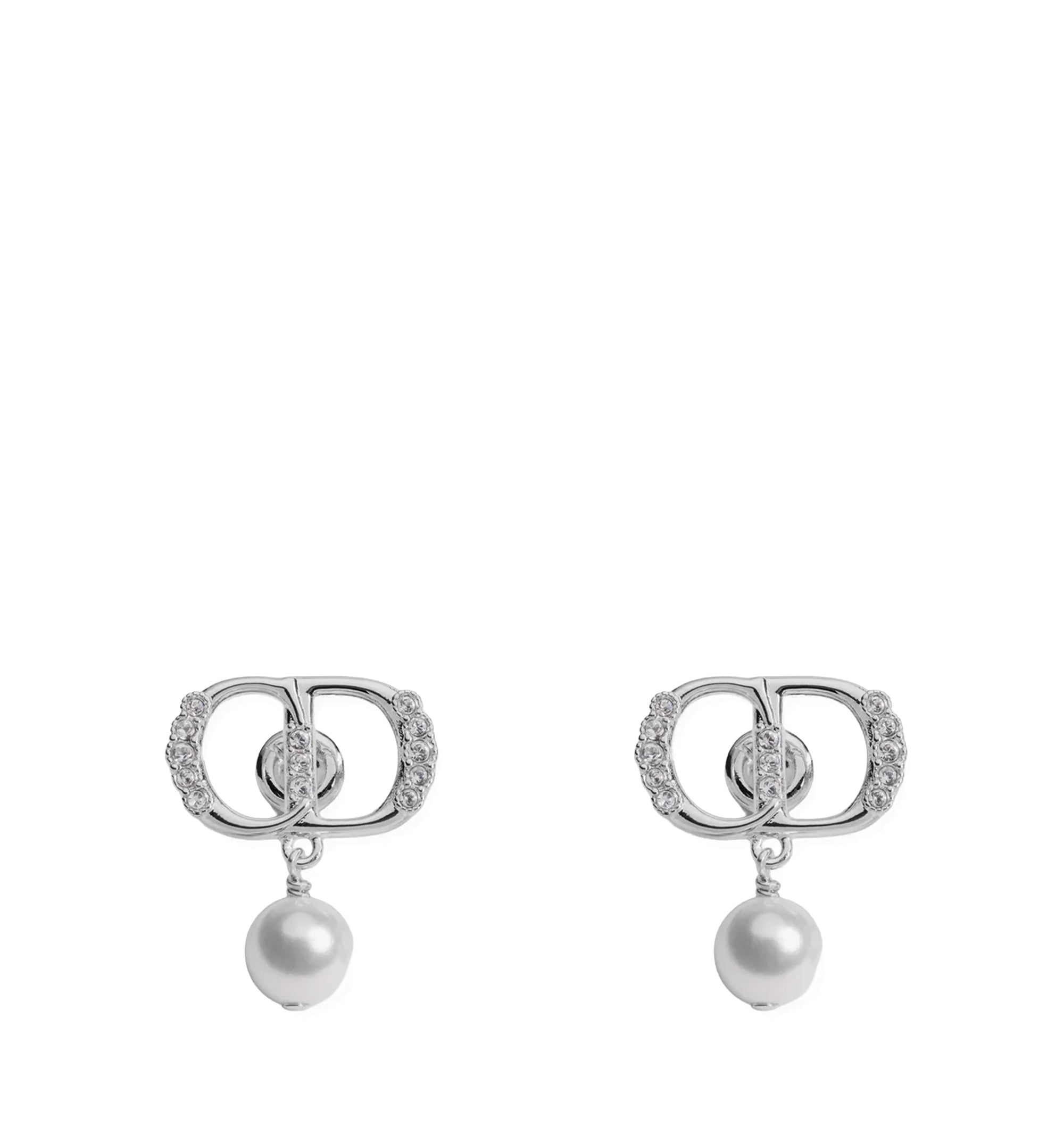 Petit CD brass earrings