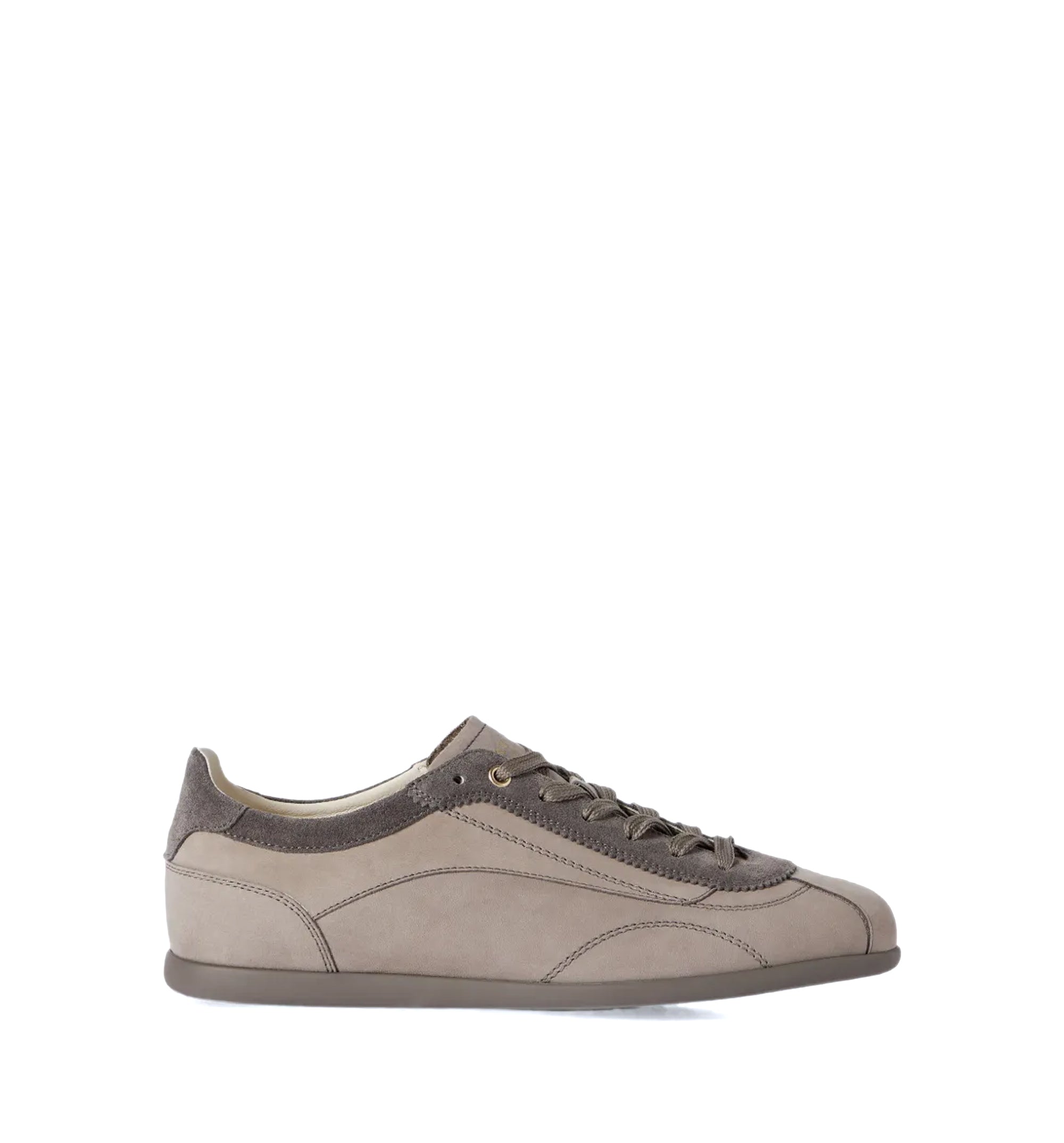 Nubuck and suede sneakers with slim outsole