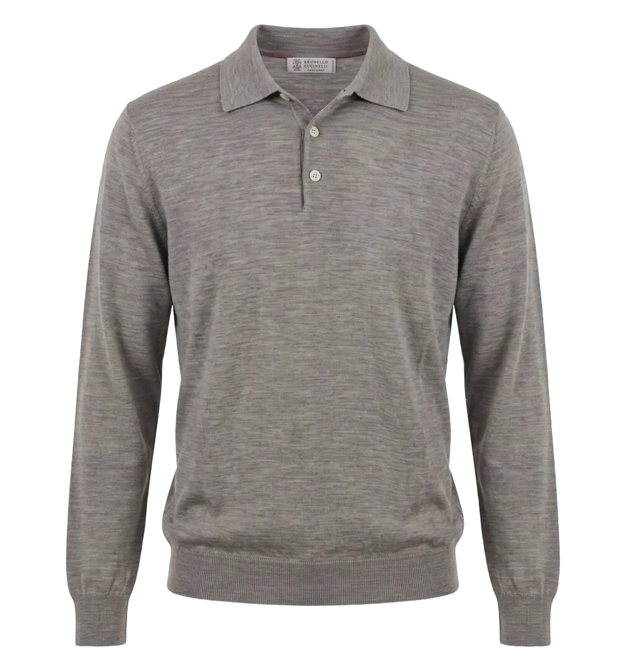 Fine-knit wool sweater