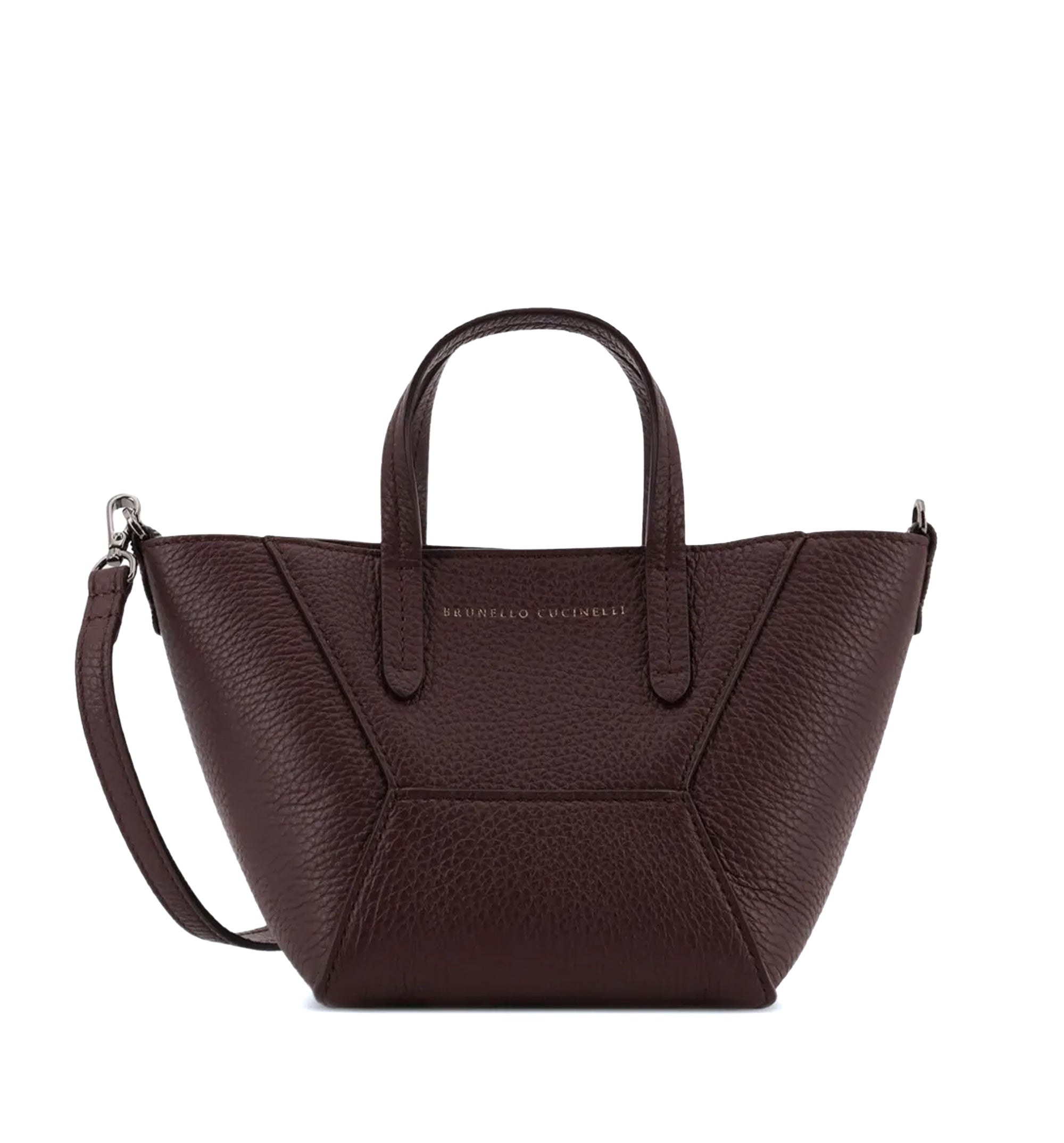 BC Duo textured top handle shoulder bag
