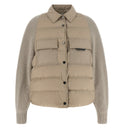 'Shiny Flap Detail' down jacket