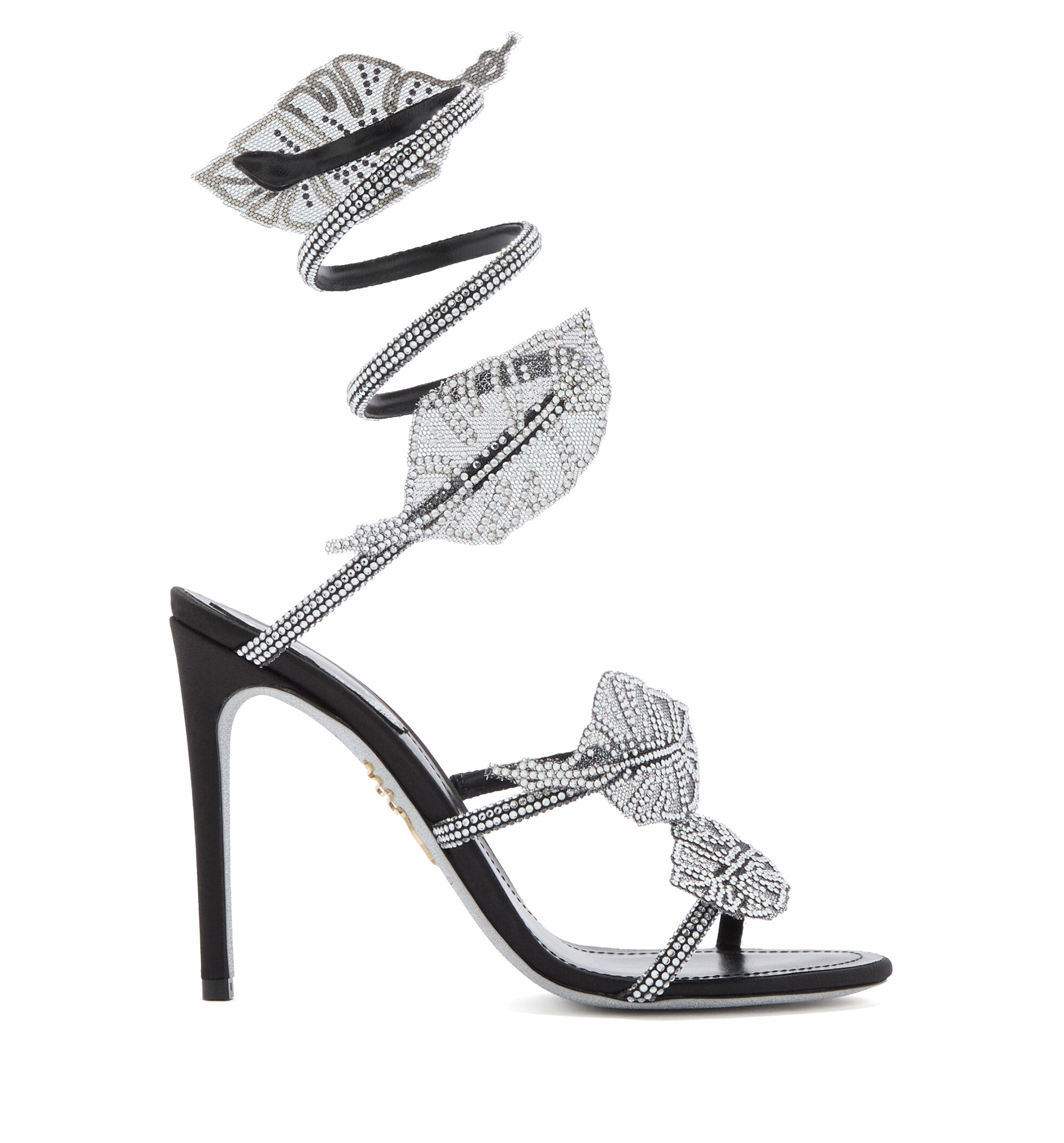 Leaf Black Sandal 105
