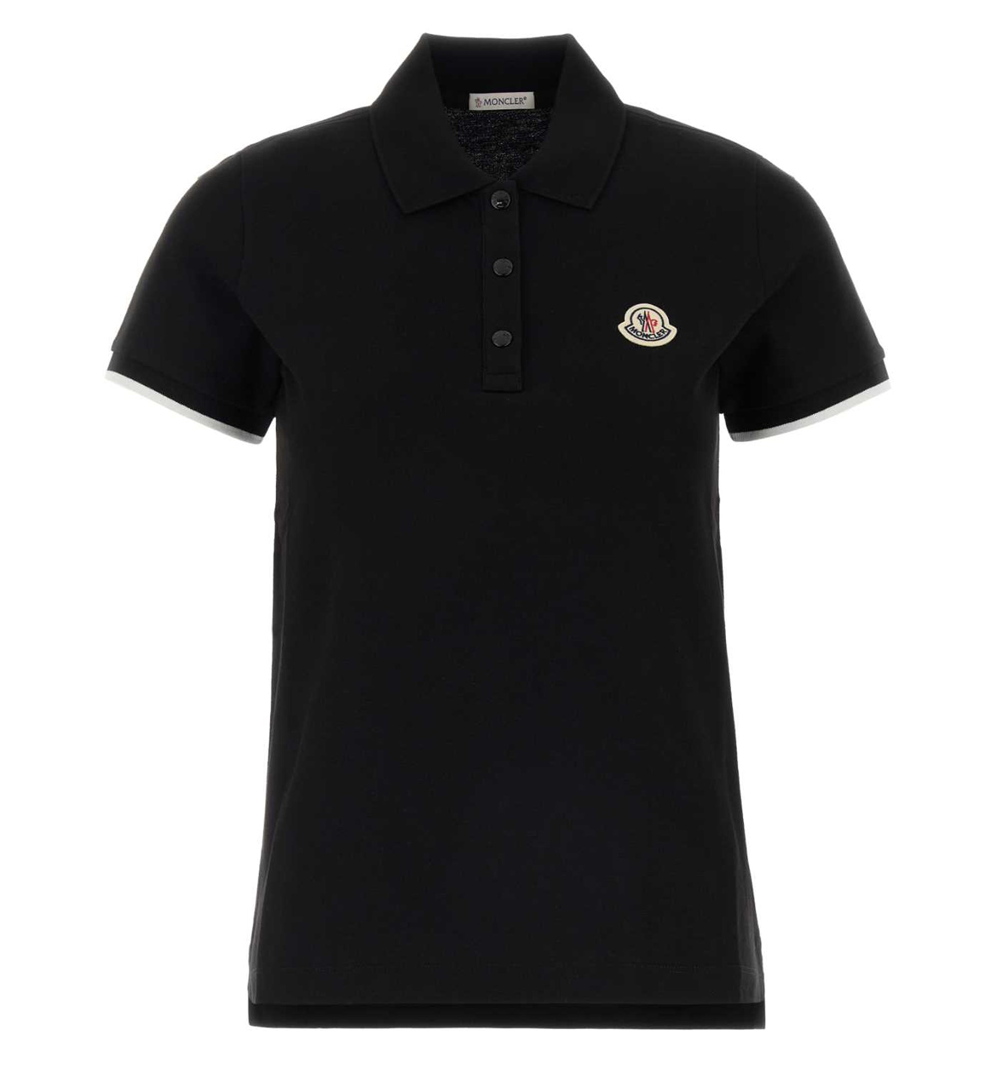 Piqué Polo Shirt With Logo Patch
