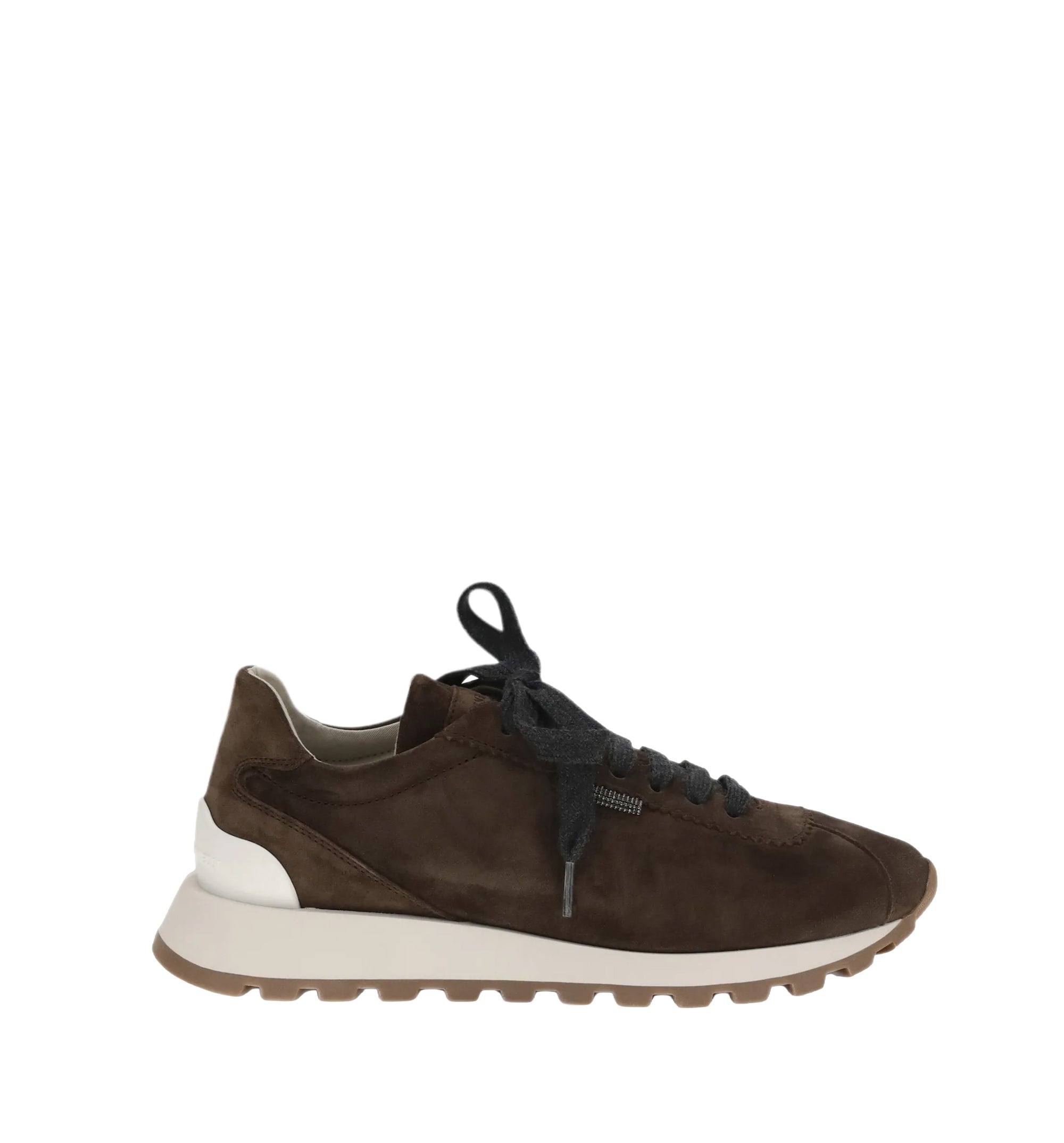 Runner round-toe lace-up sneakers