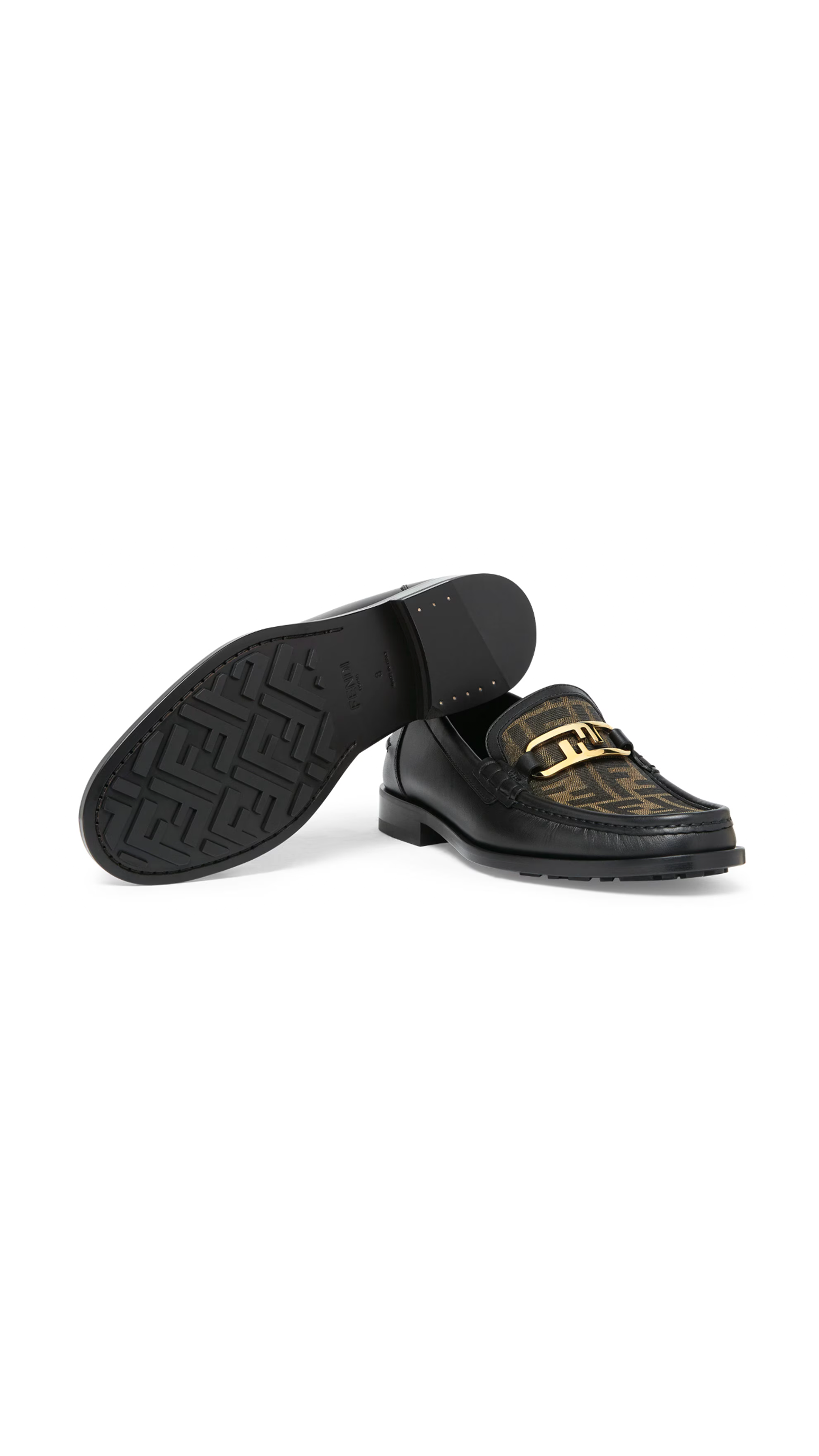 FF O’Lock Loafers - Black/Brown