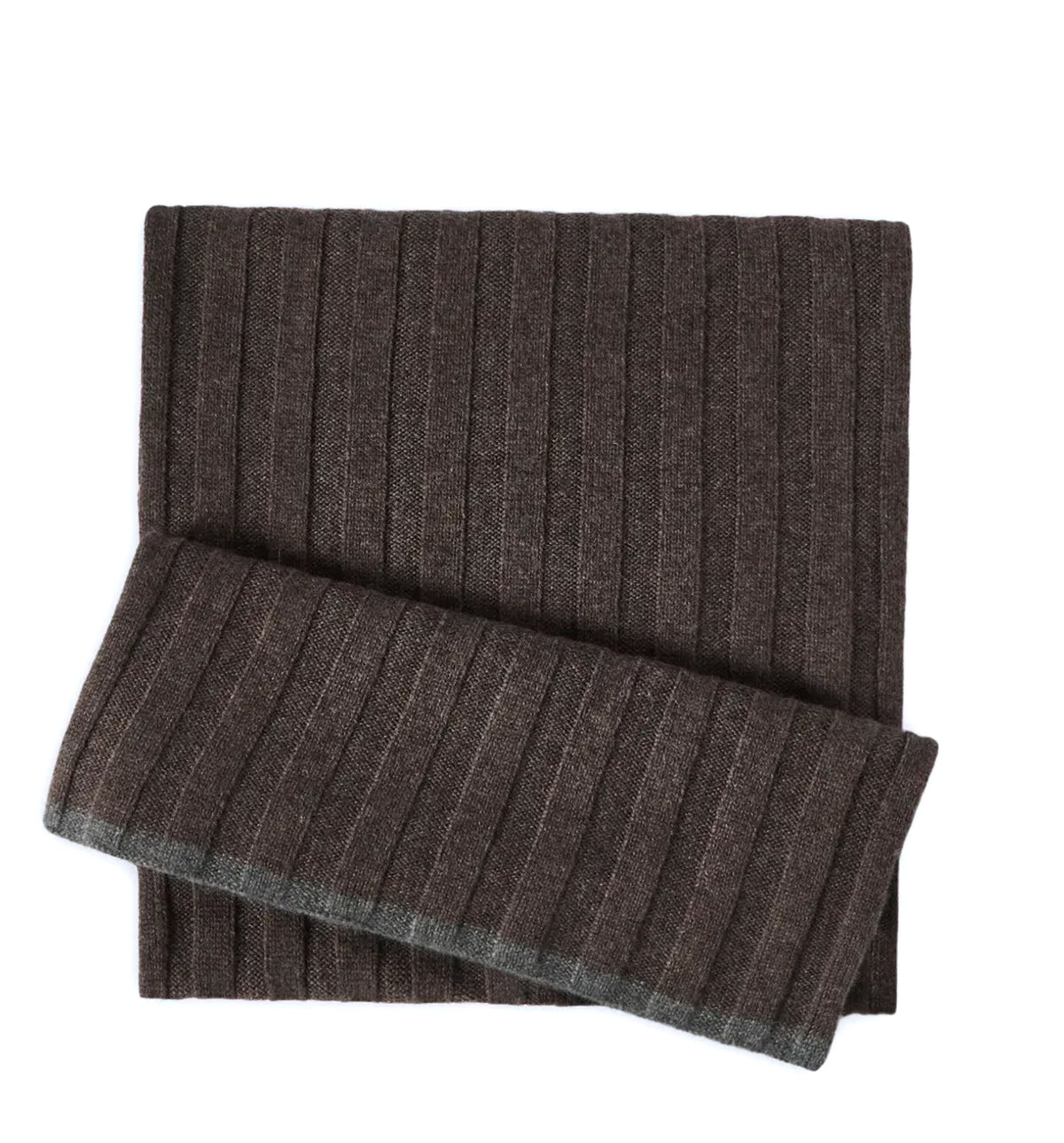Ribbed-knit scarf