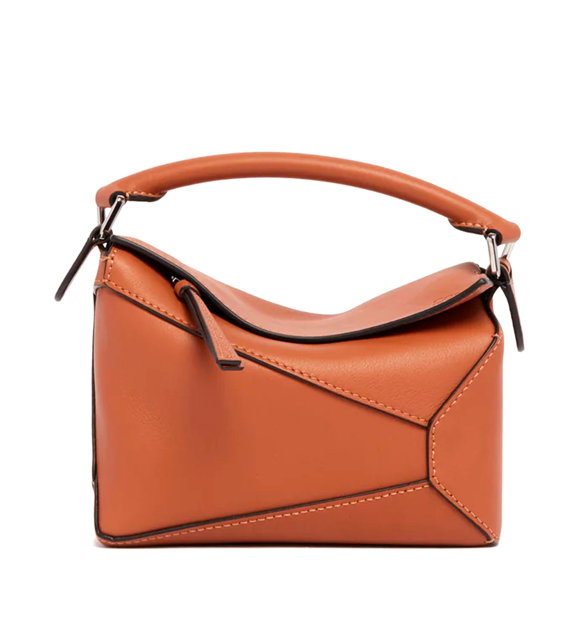 Puzzle Edge mini leather handbag