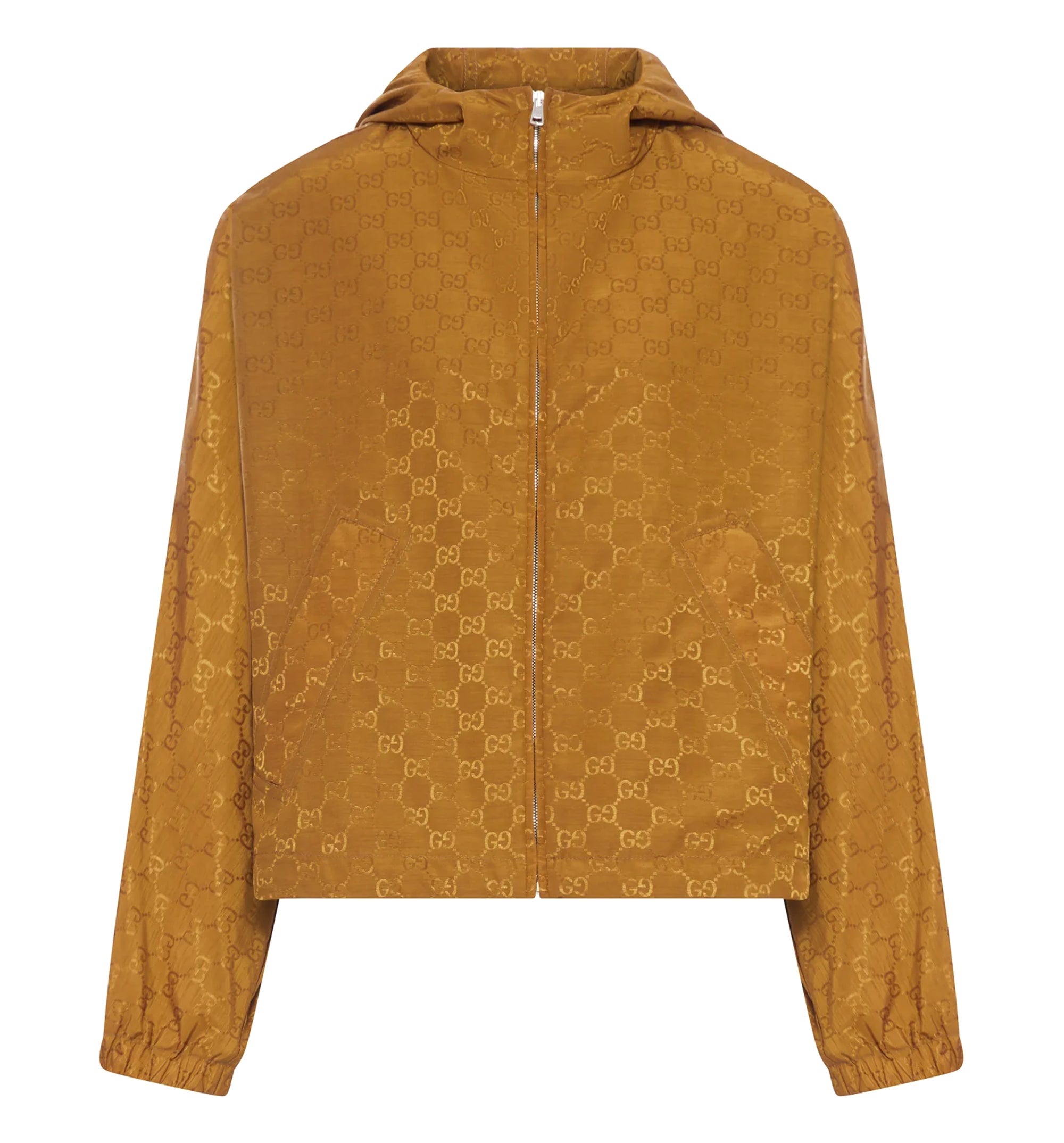 Monogrammed Zip-Up Jacket