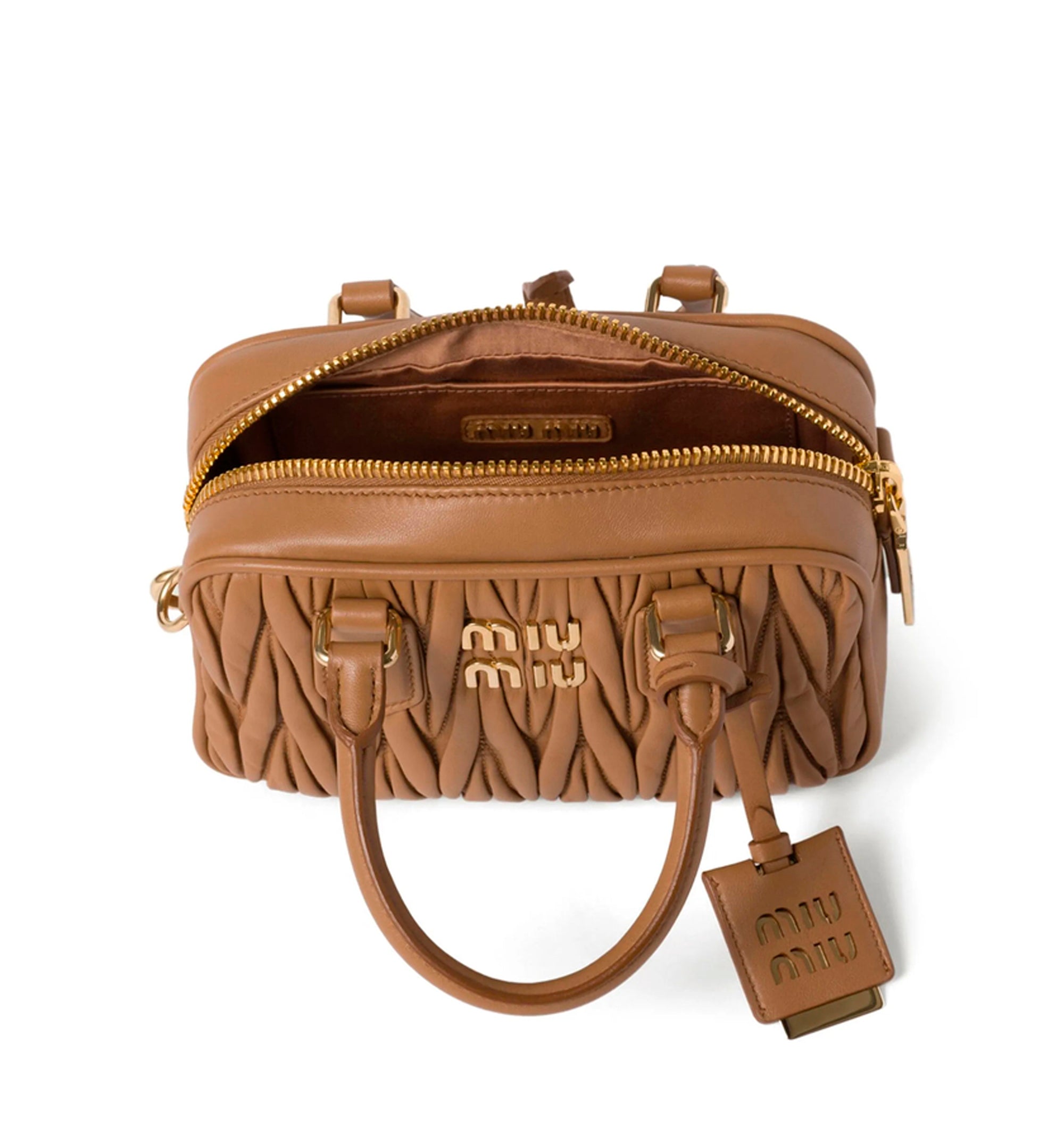 Arcadie Matelassé nappa leather bag