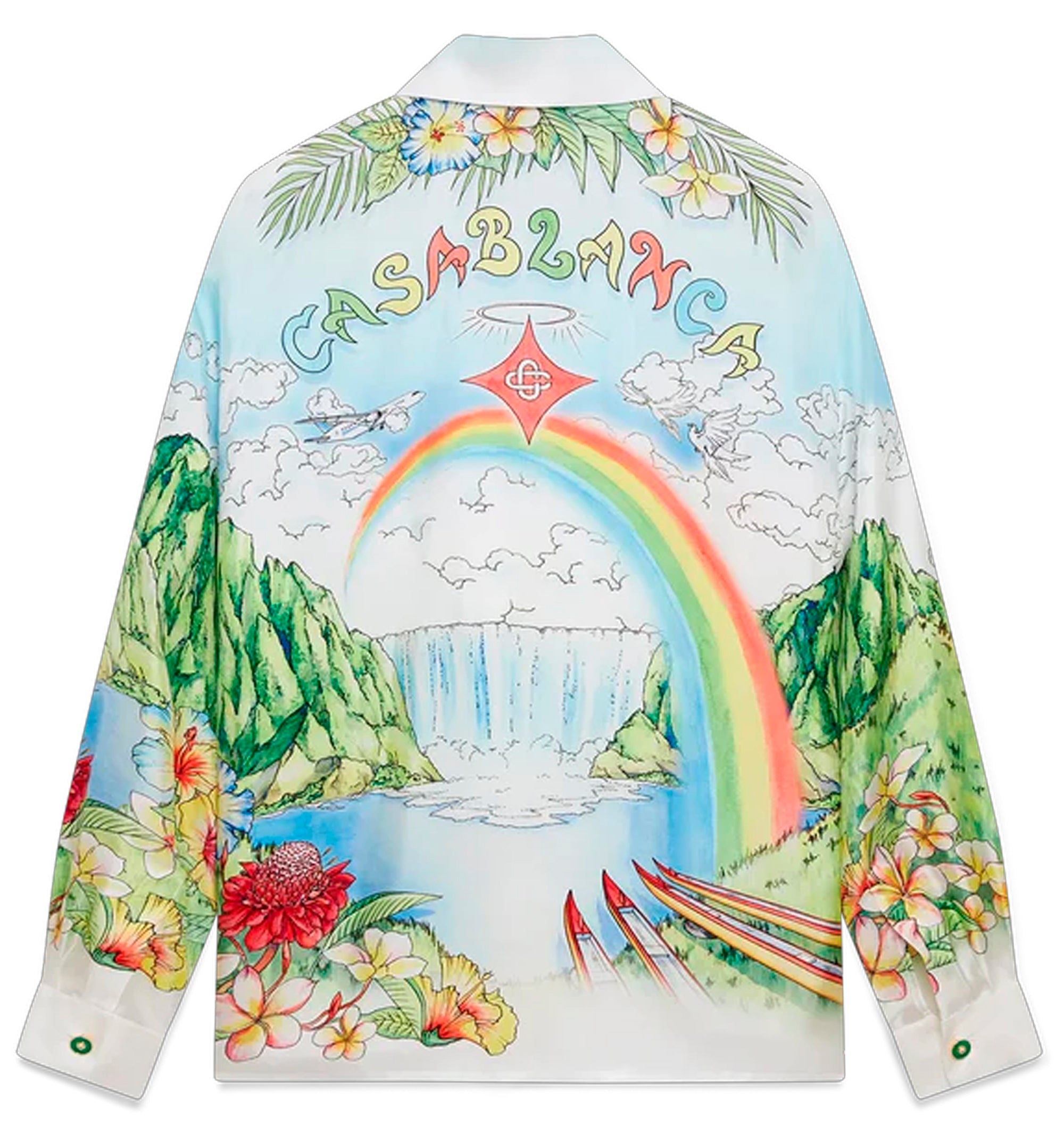 Aloha Long Sleeve Silk Shirt