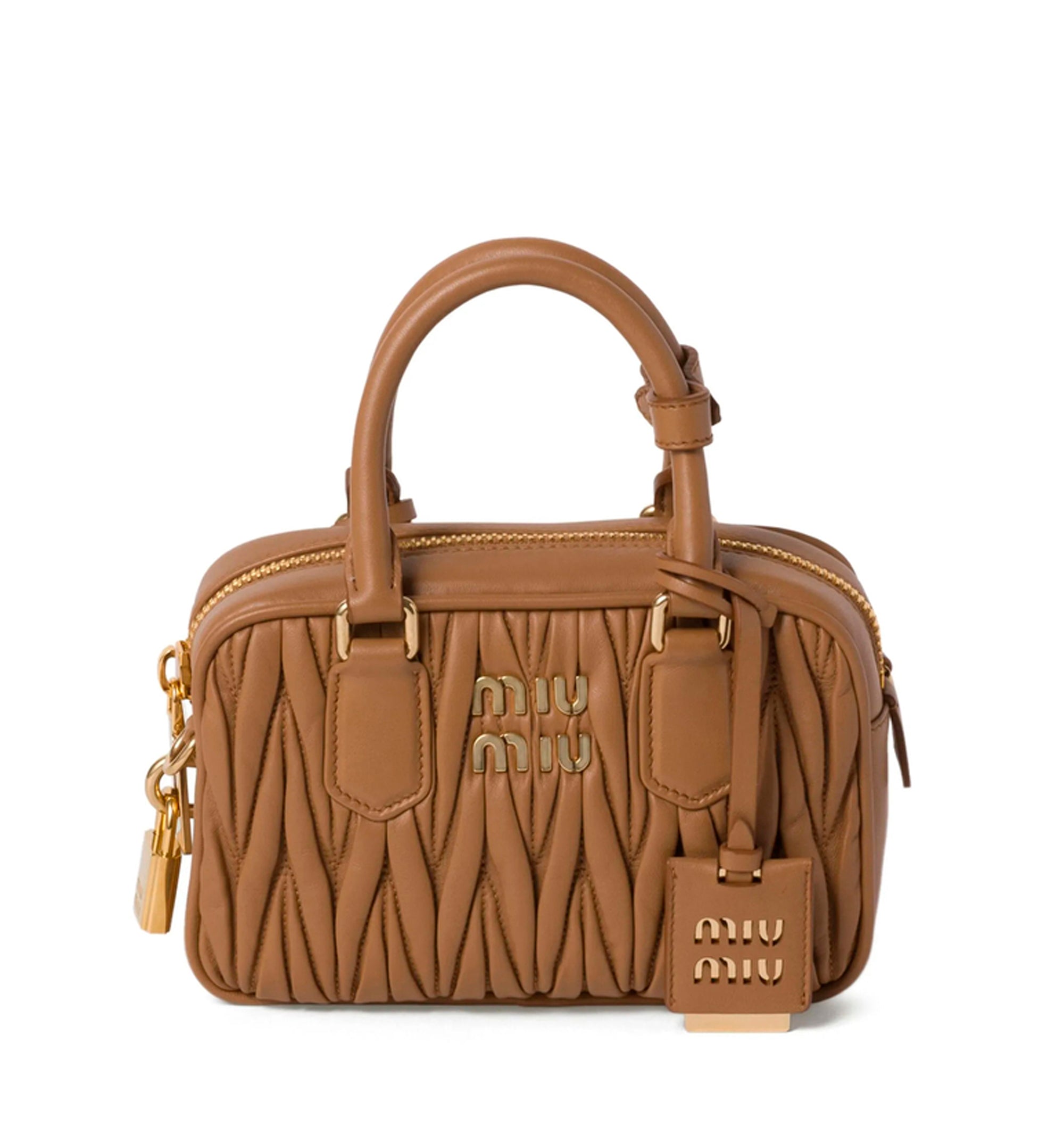 Arcadie Matelassé nappa leather bag