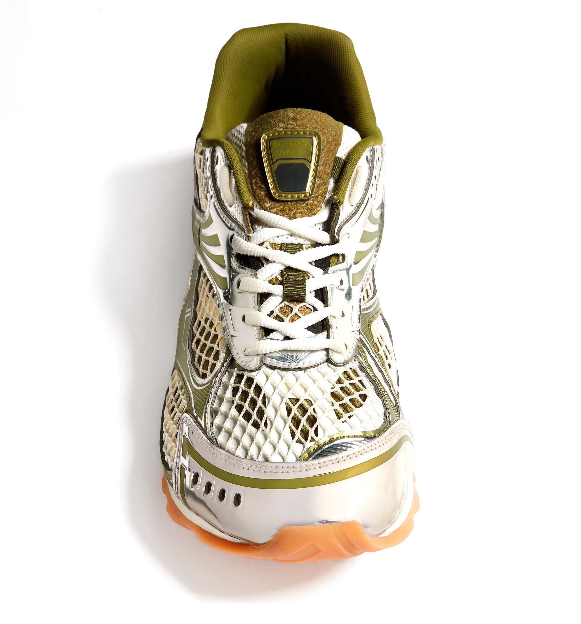 Orbit mesh and rubber sneakers