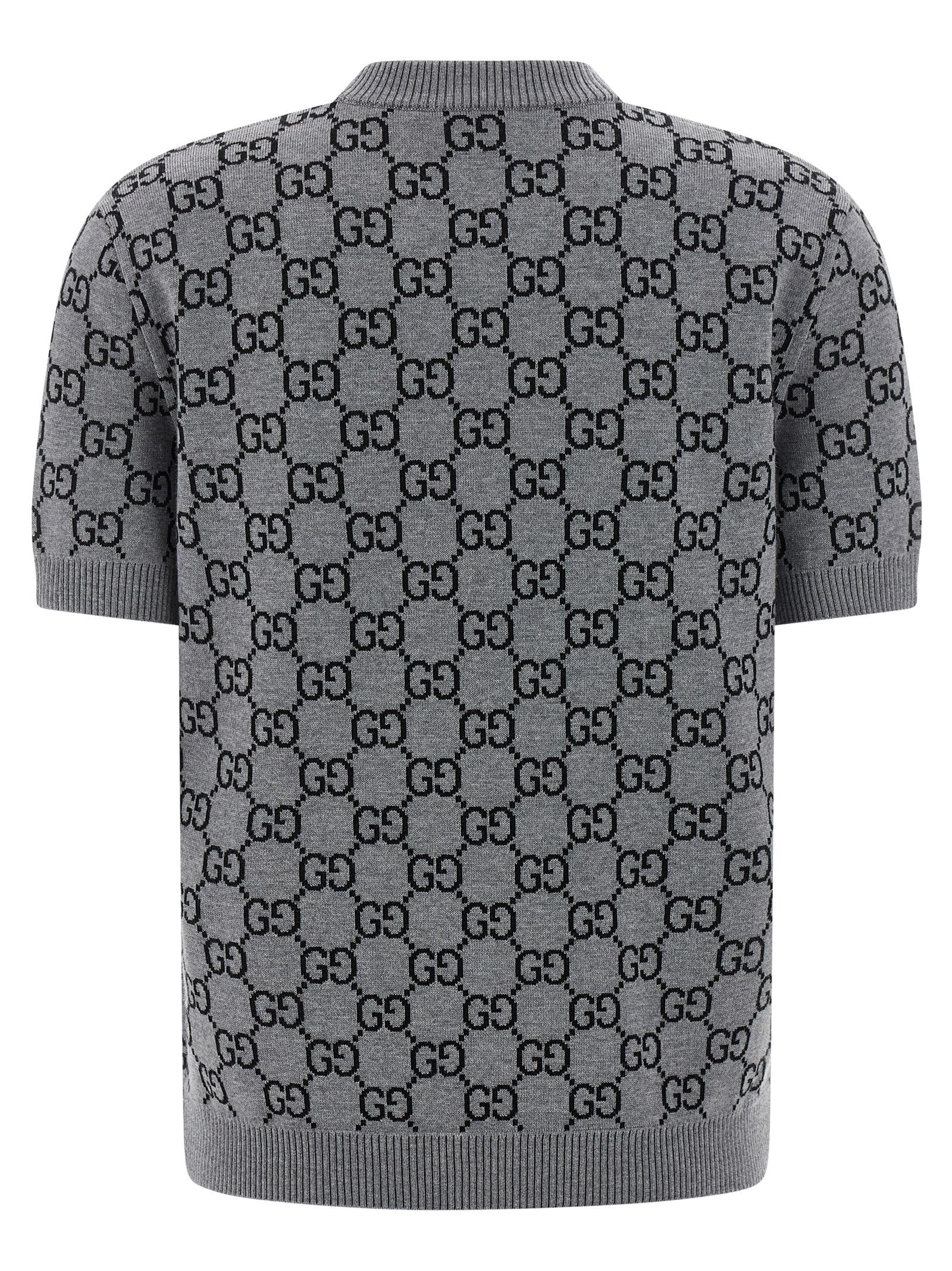 Reversible sweater GG jacquard
