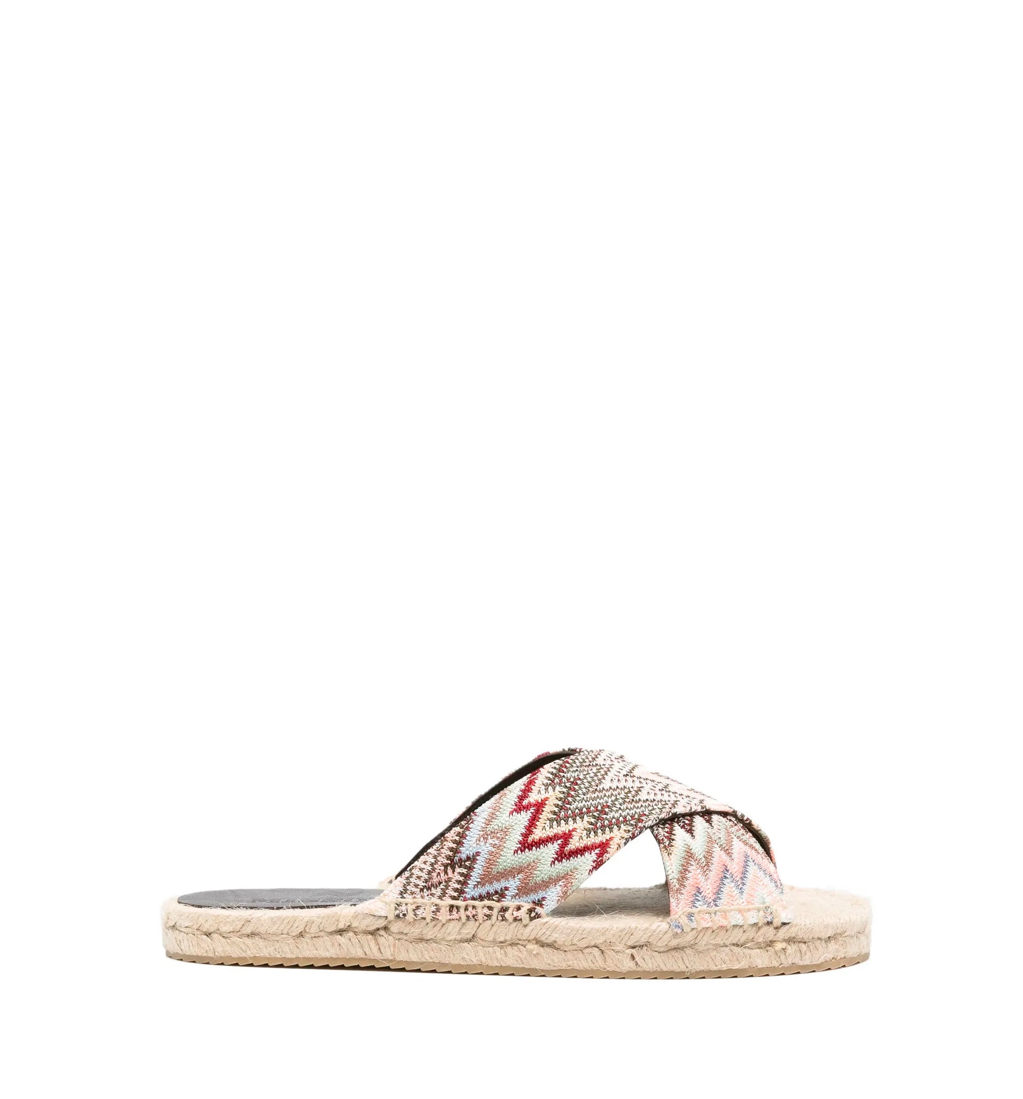 riss-cross Patterned Espadrilles