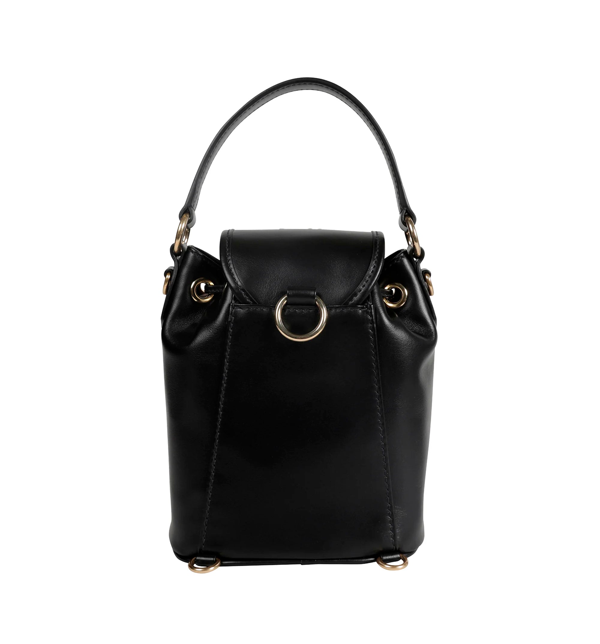 Logo buckle backpack