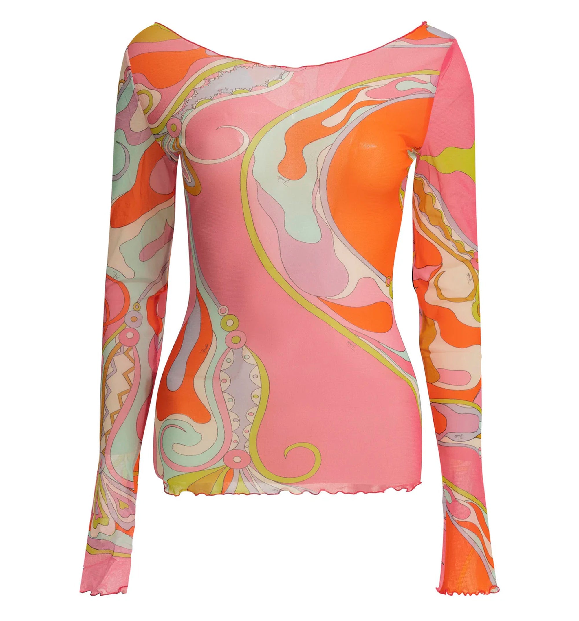 "Orchidee" fitted top