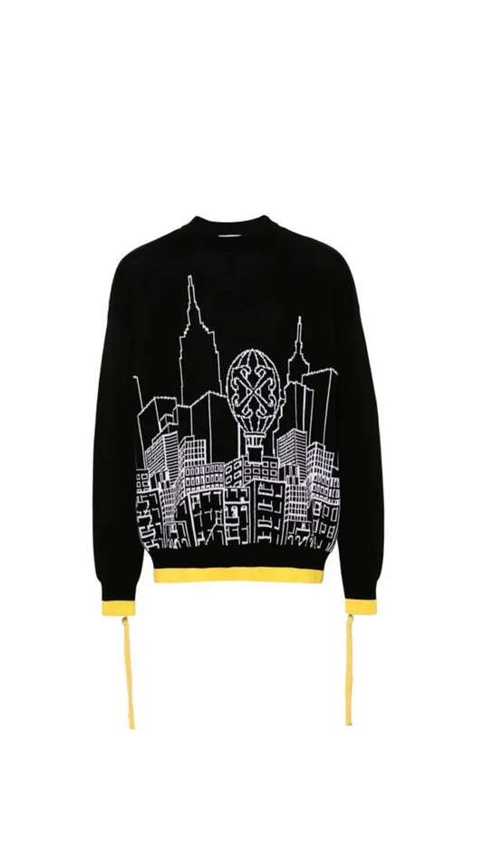 Skyline Sweater - Black/Yellow
