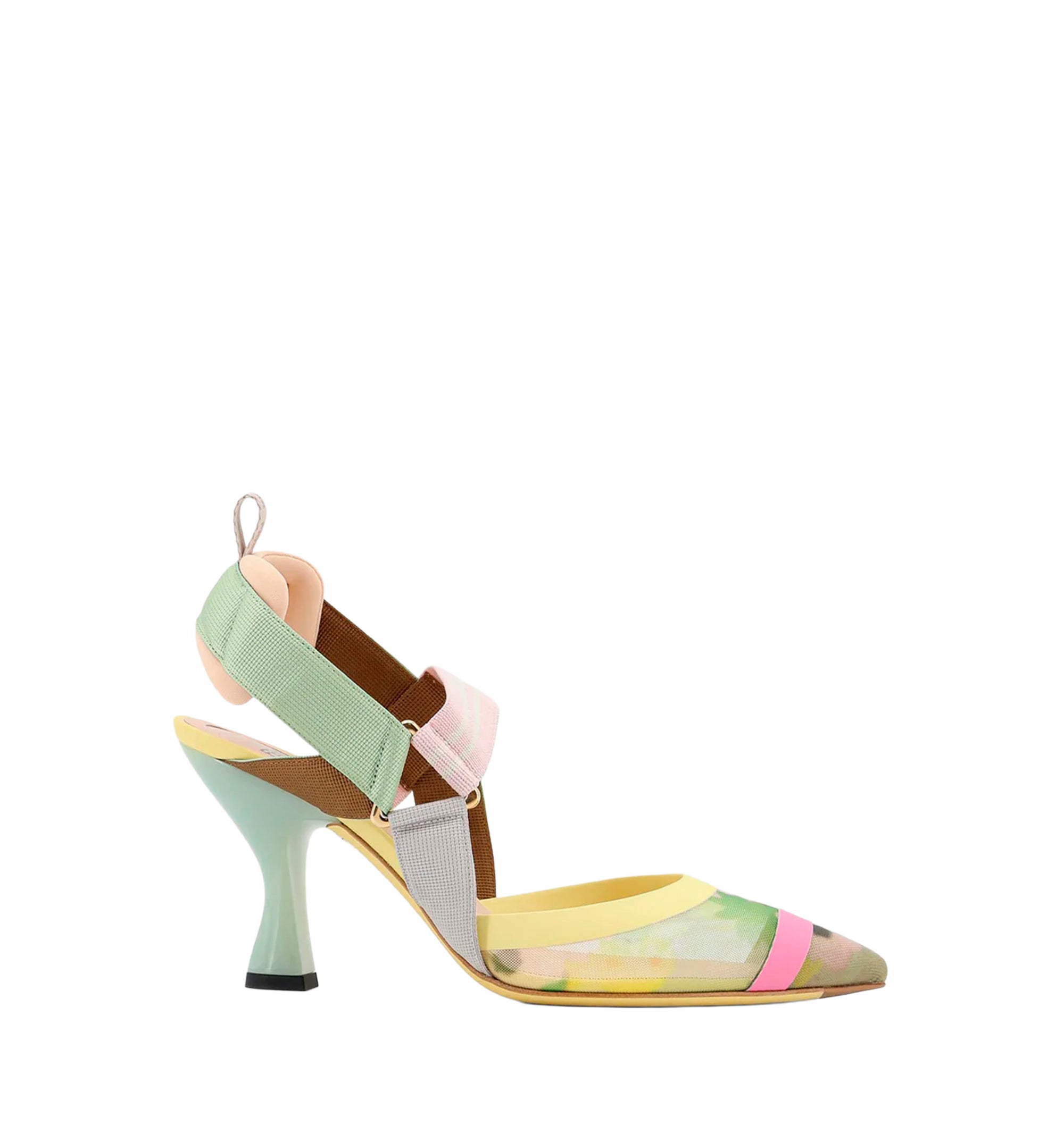 Colibri multicolor mesh pumps