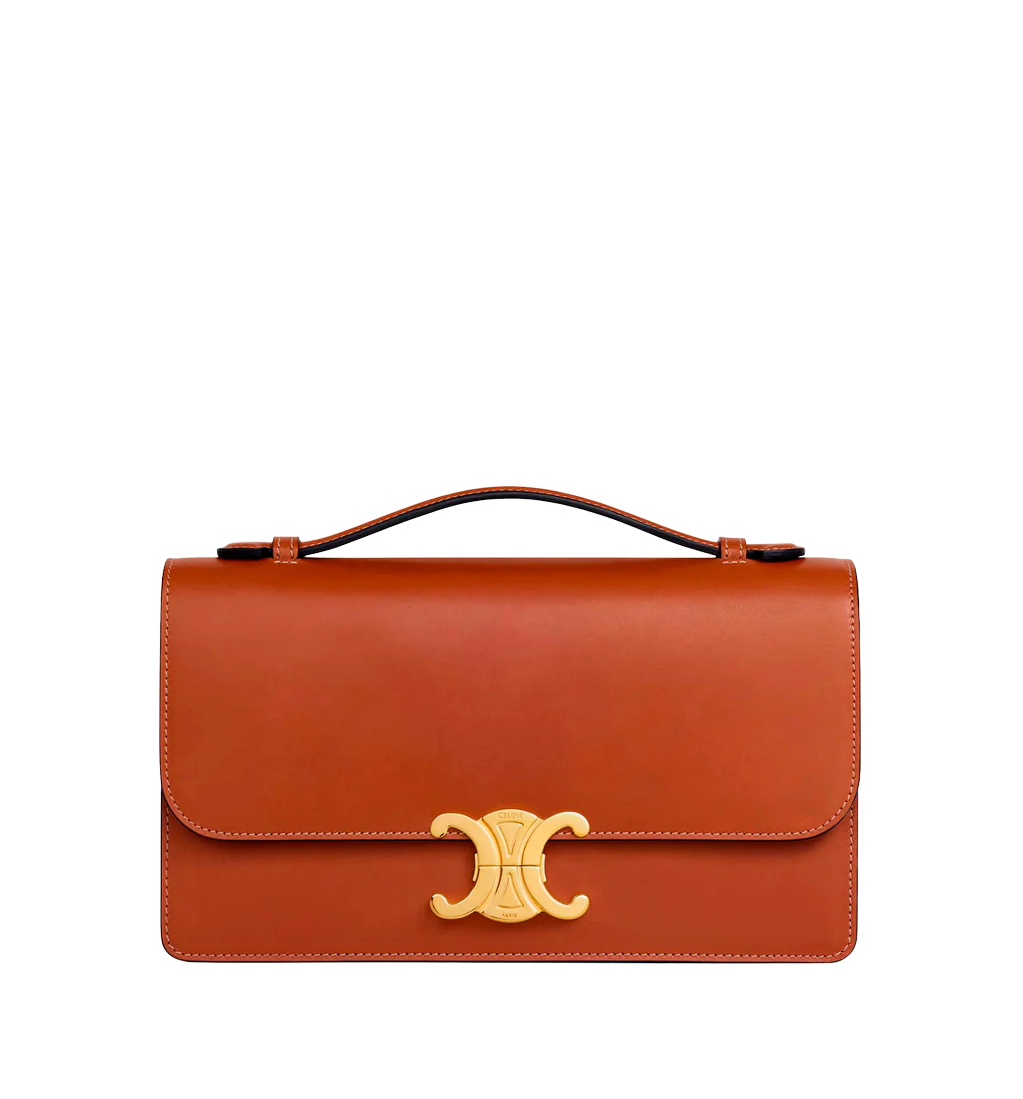 Triomphe leather crossbody bag