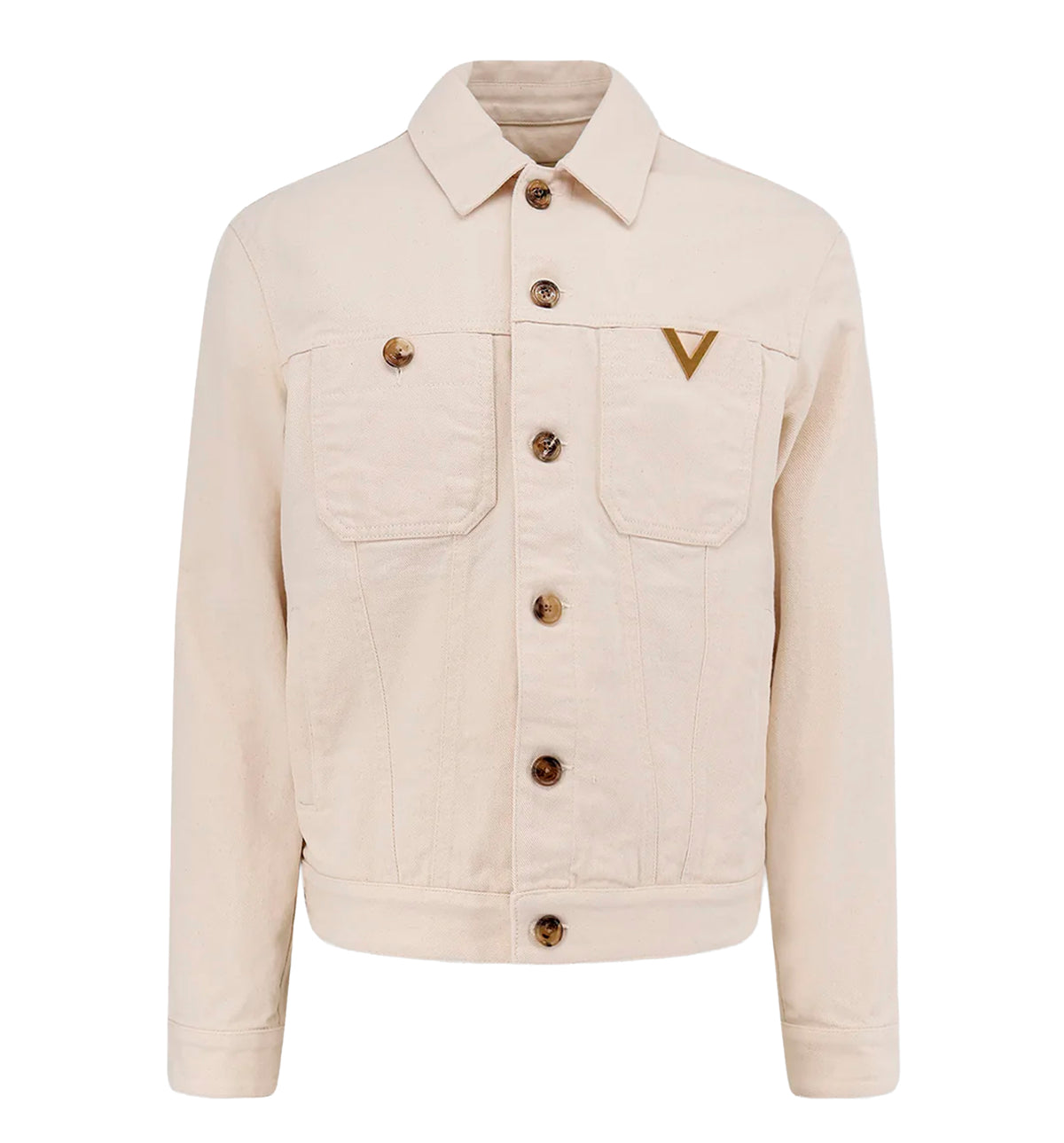 White denim jacket