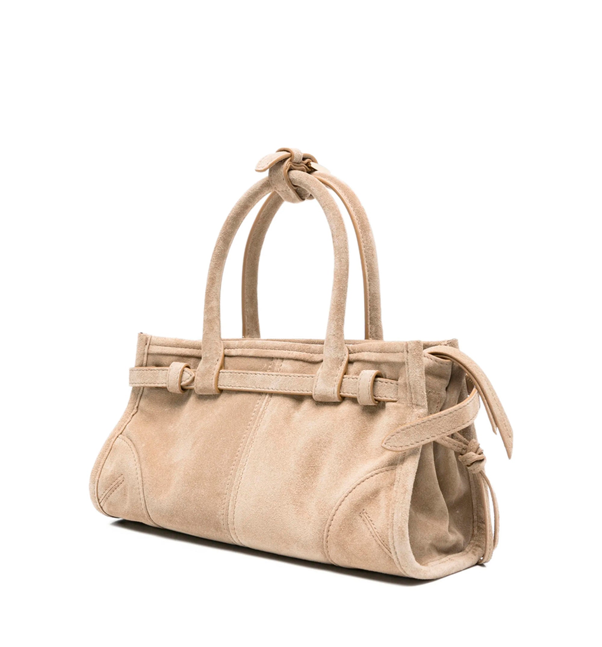 Prada Bonnie medium suede handbag