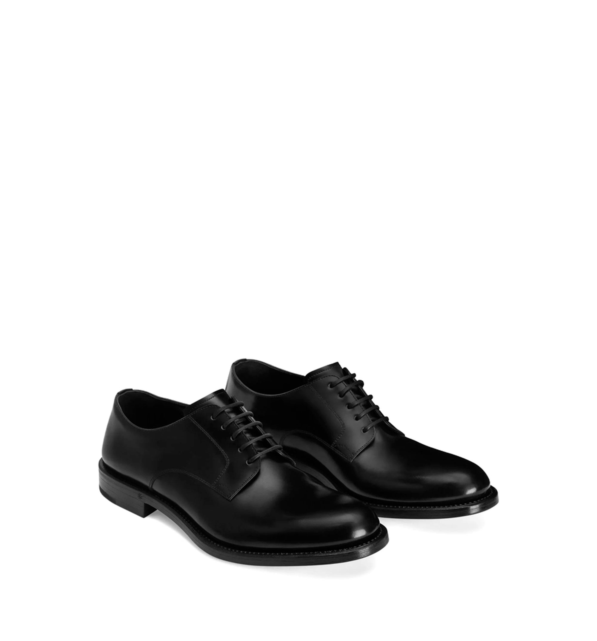 Brushed calfskin derby