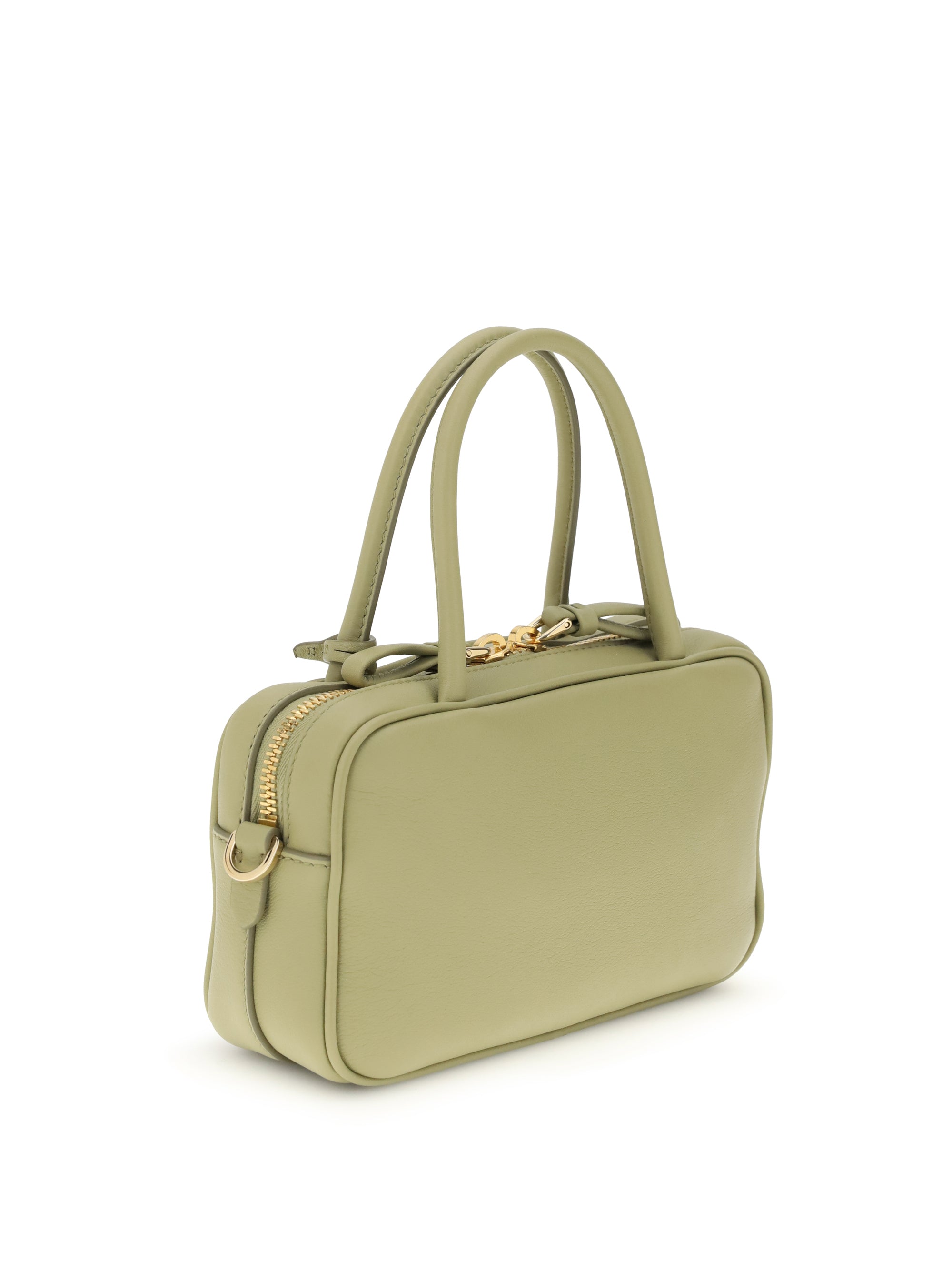 Triangle-Logo Satchel Bag