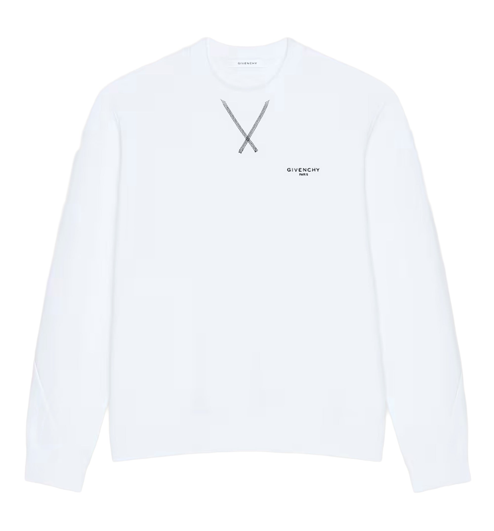 Couture Seam sweatshirt in fleece with GIVENCHY Paris