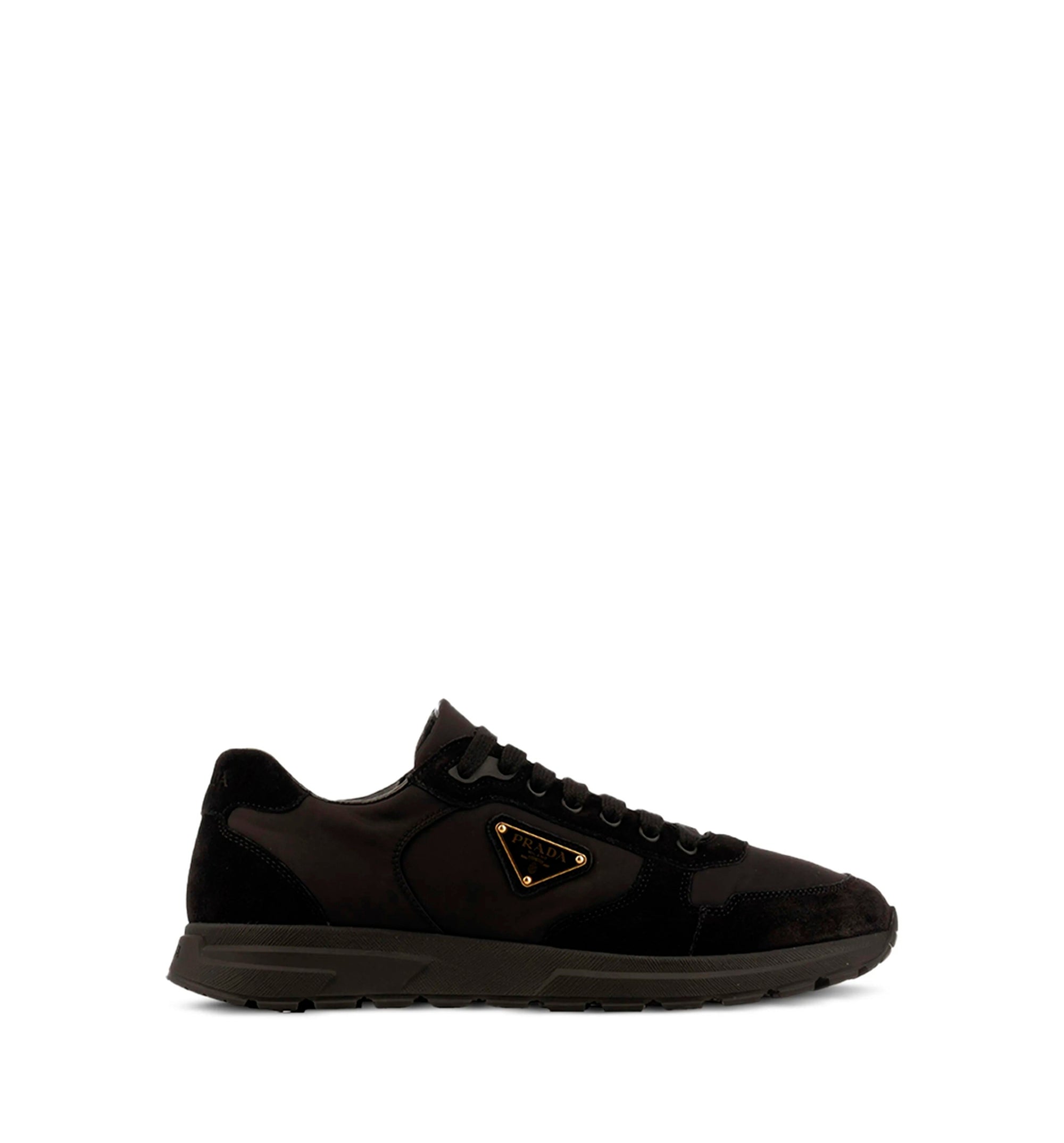 Prax 2.0 Re-Nylon and suede sneakers