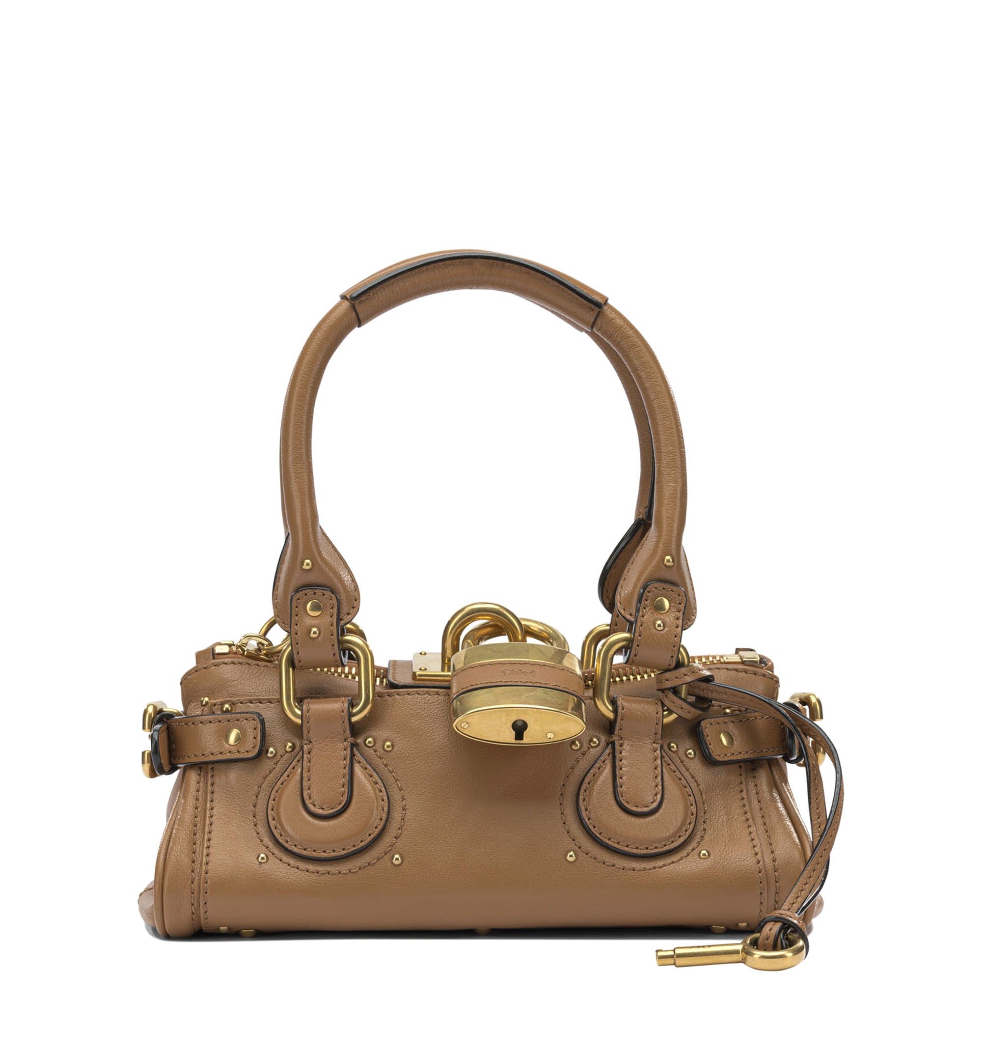 Small Paddington bag in grained leather