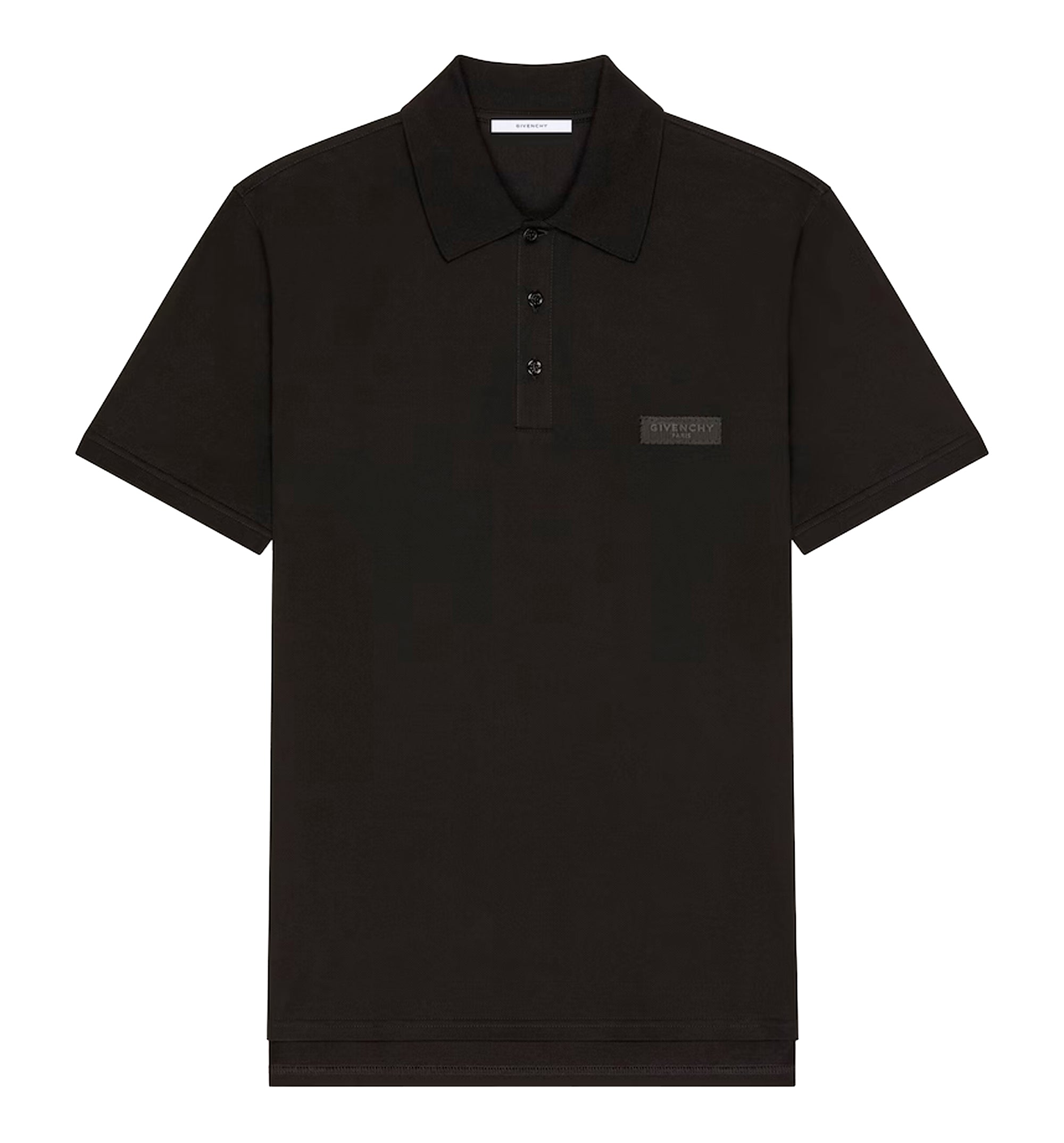 Polo in cotton with GIVENCHY Paris gros grain