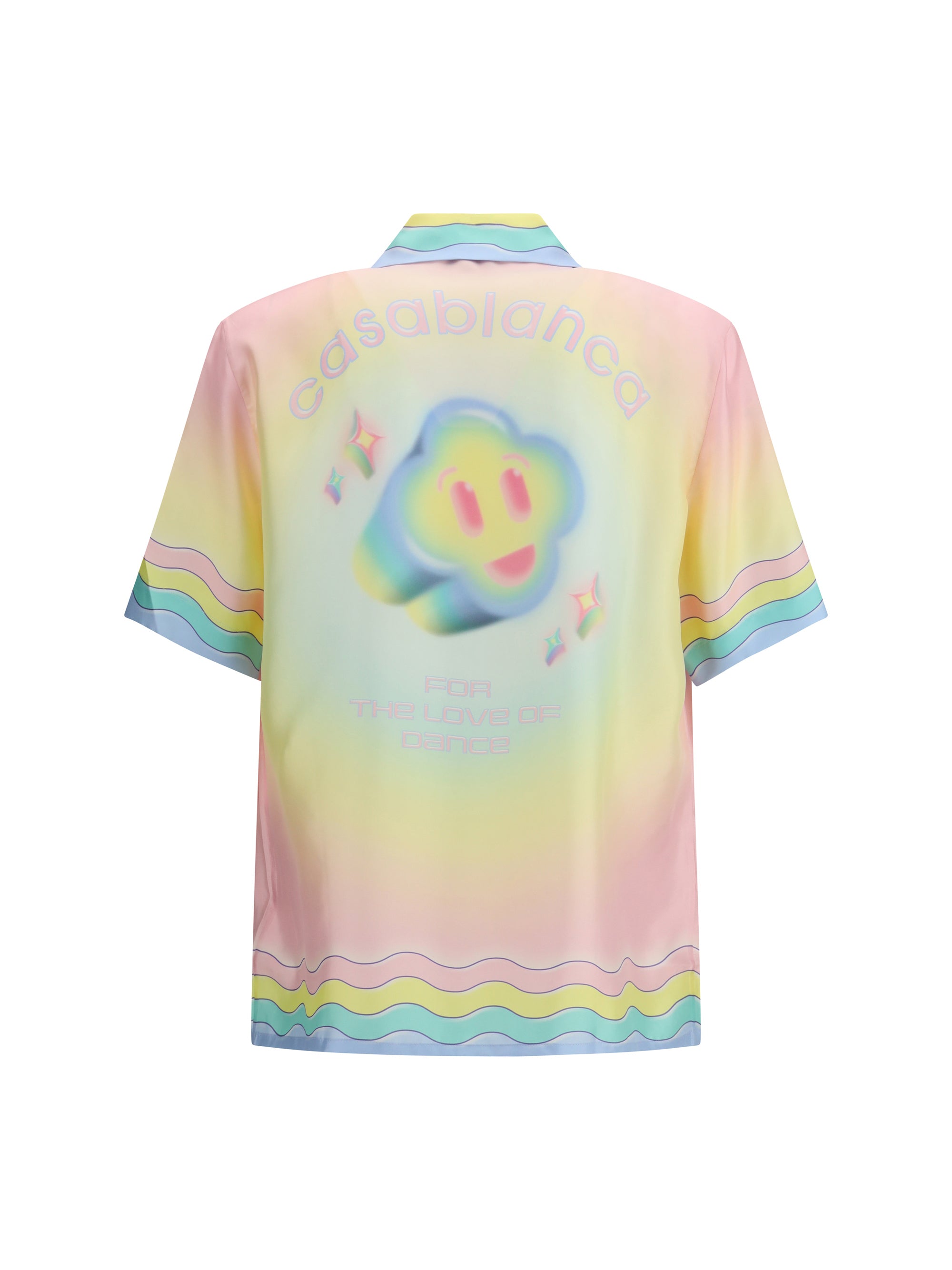 Casablanca Wave Print Shirt