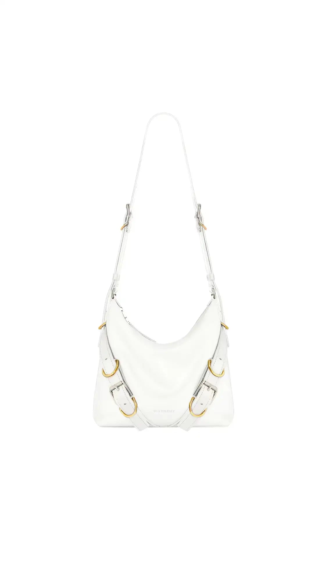 Voyou Crossbody Bag In Leather - Ivory