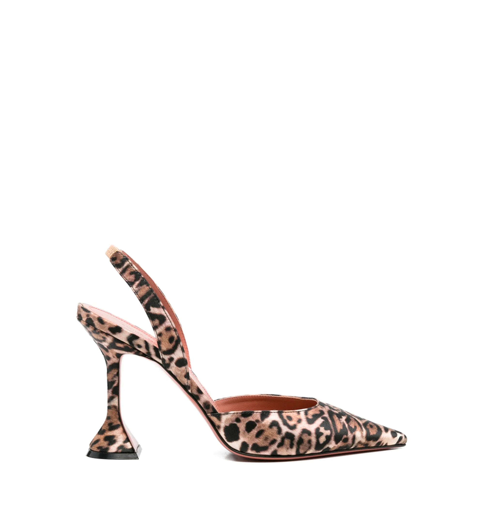 Holli Sling 95 Leopard Satin