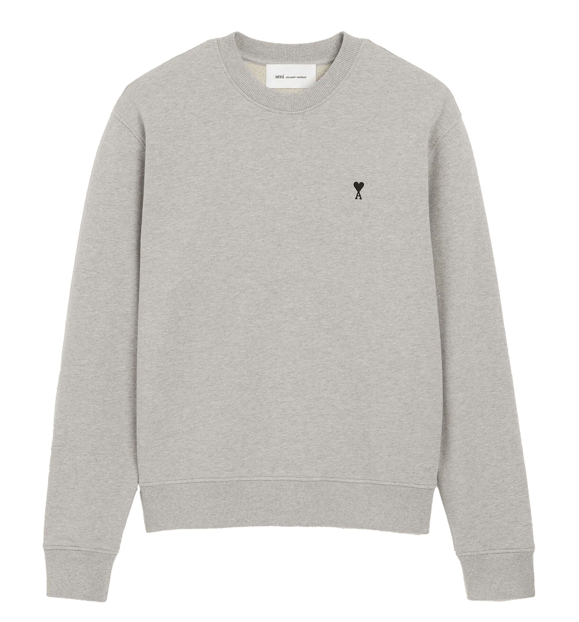 Grey cotton sweatshirt with Ami de Coeur
