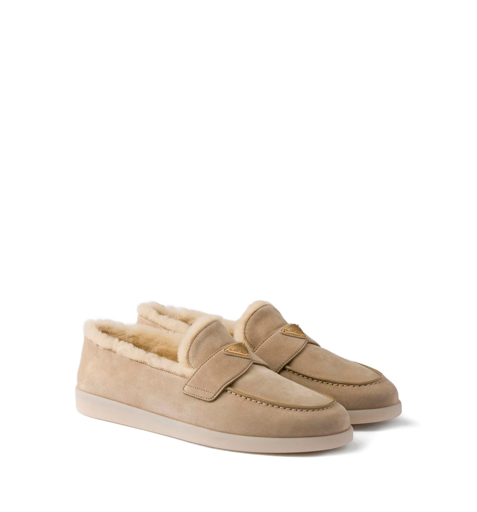 Suede loafers