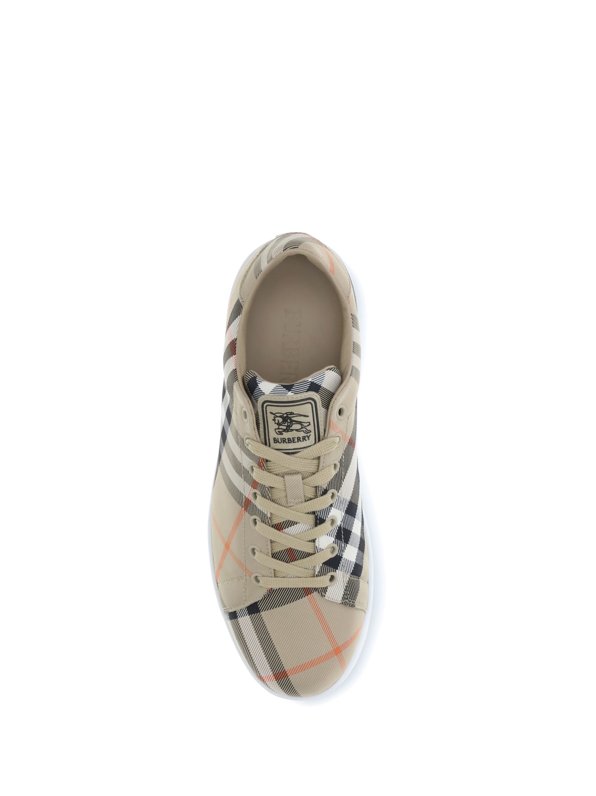 Check Canvas Sneakers