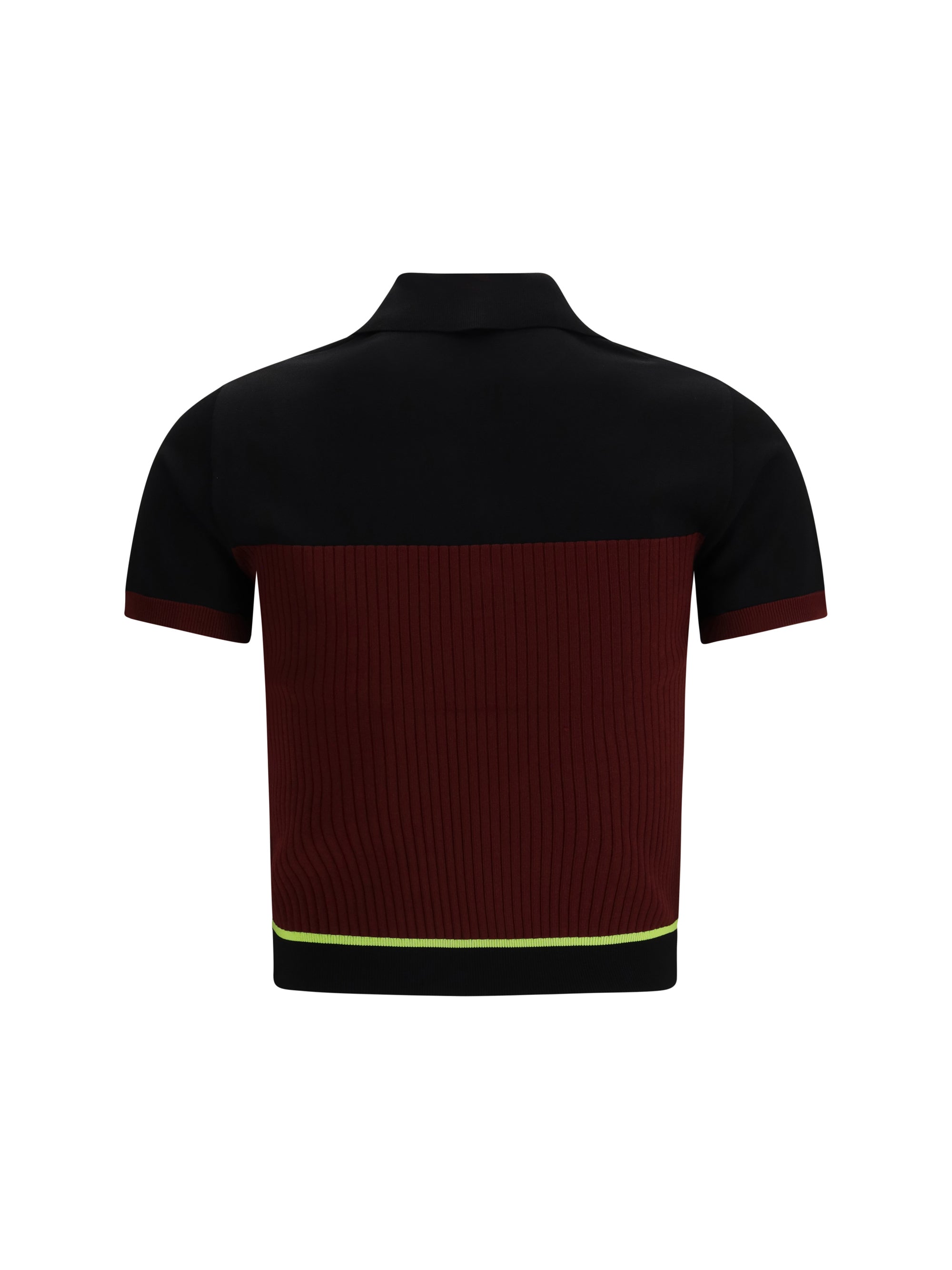 Striped Short Sleeve Polo Shirt