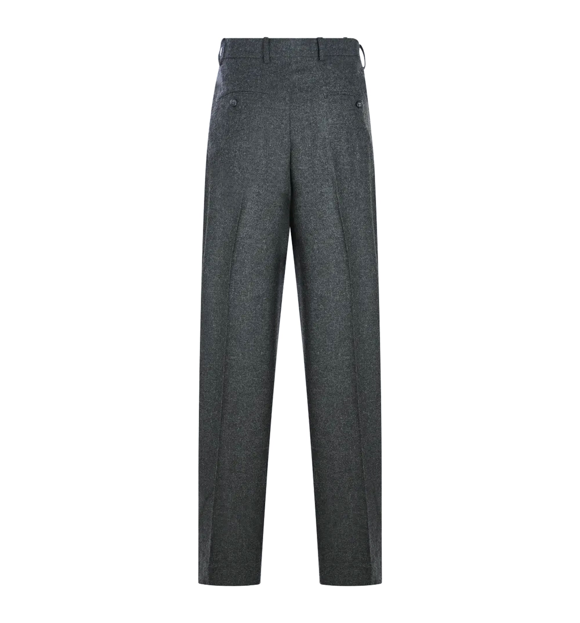 Wide Flannel Trousers