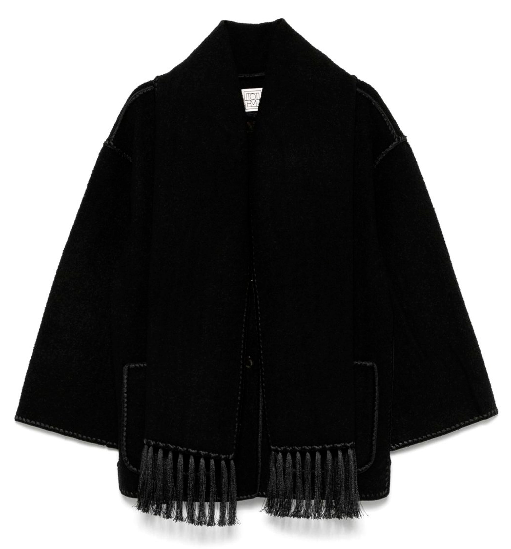 Scarf-detail jacket Toteme