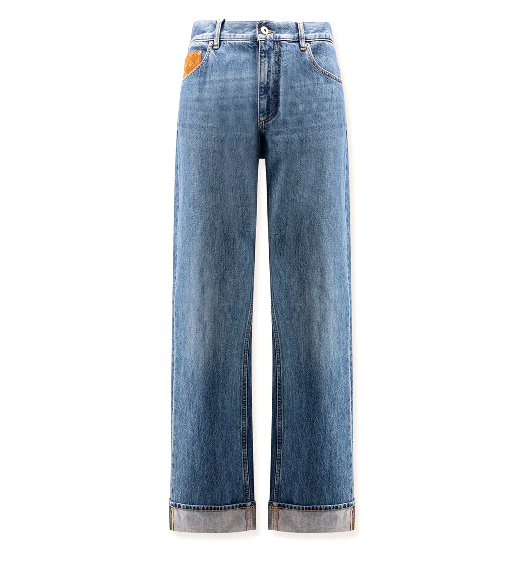 Vintage Indigo Straight Jeans