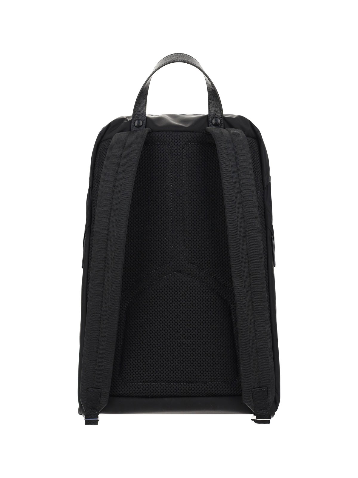 Re-Nylon And Saffiano Leather Backpack