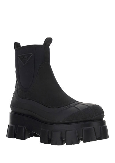 Monolith Re-Nylon Gabardine Boots - Black